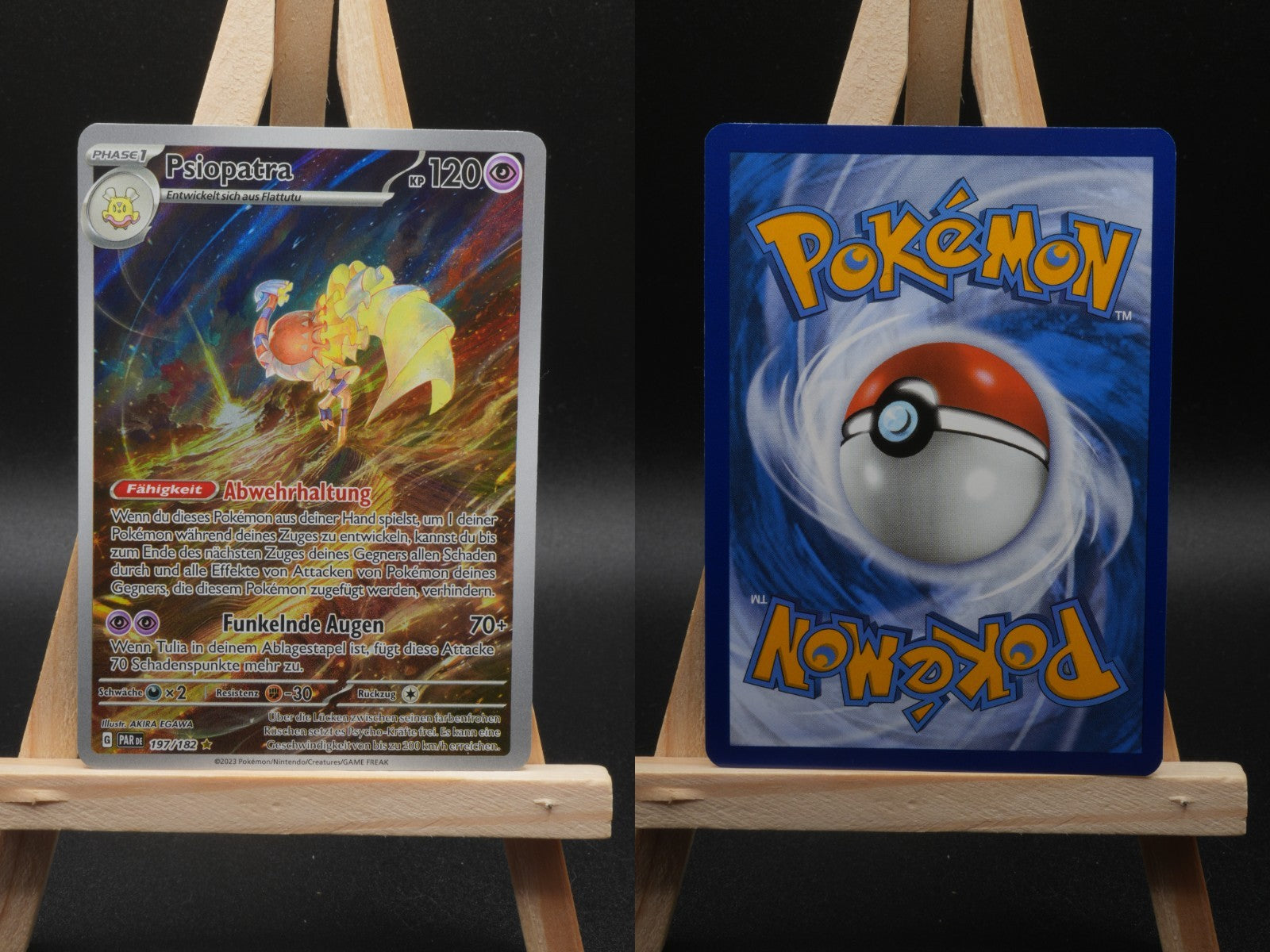 Psiopatra PAR 197 Paradoxrift Pokémon Karte Deutsch Near Mint
