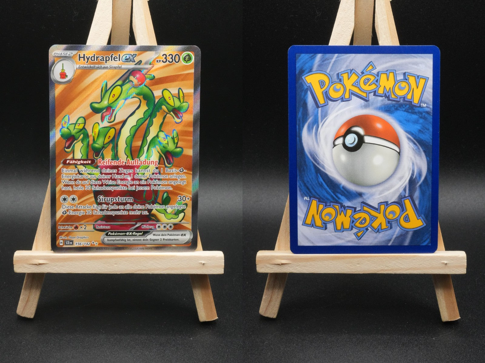Hydrapfel ex SCR 156 Stellarkrone Pokémon Karte Deutsch Near Mint
