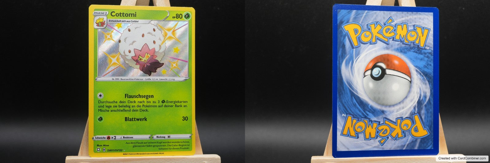 Cottomi SHF SV11 Glänzendes Schicksal Pokémon Karte Deutsch Near Mint