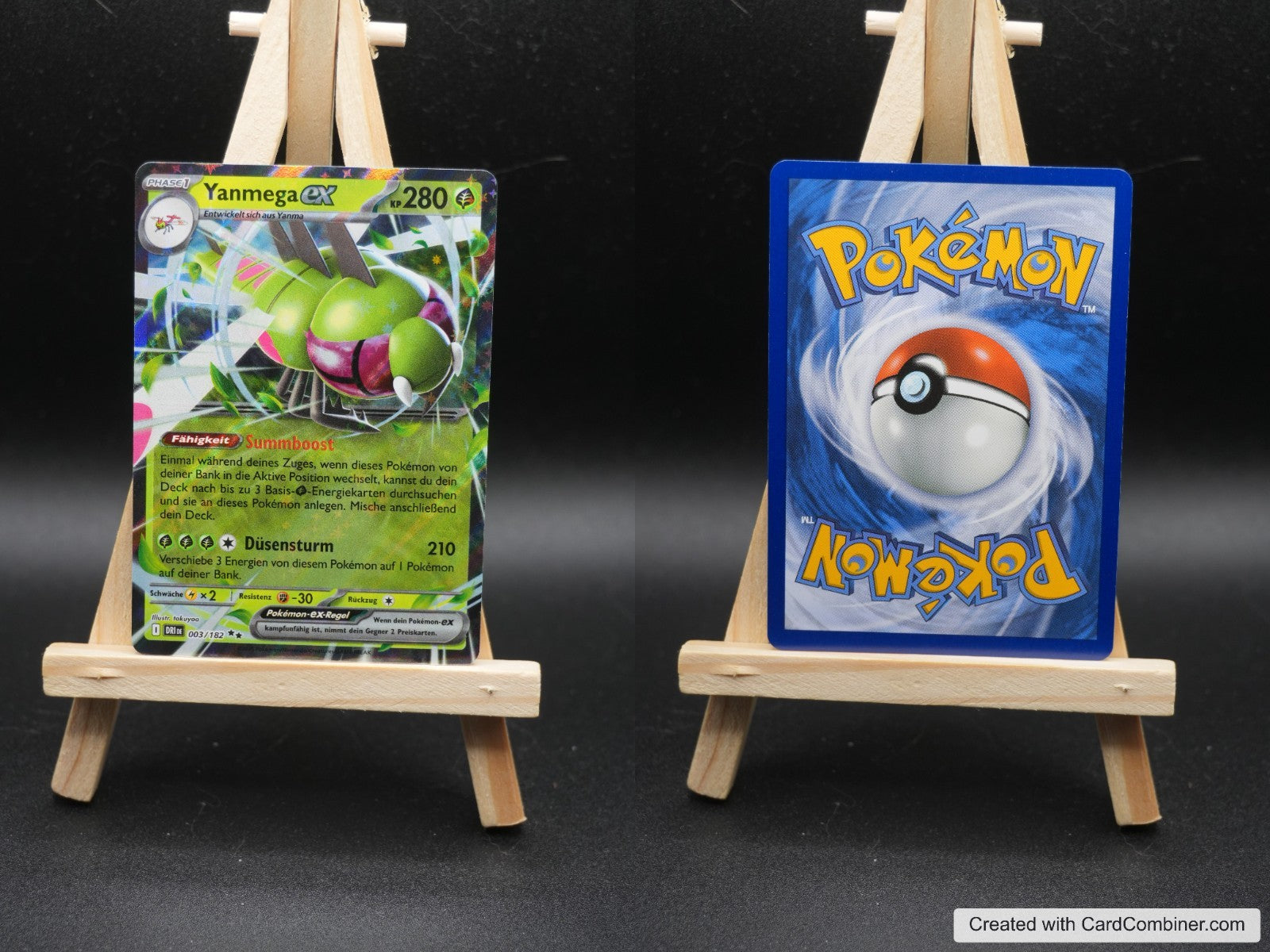 Yanmega ex DRI 003 Ewige Rivalen Pokémon Karte Deutsch Near Mint