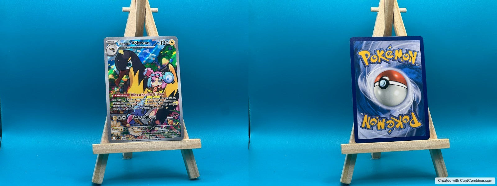 Enigmaras Voltrean JTG 163 Reisegefährten Pokémon Karte Deutsch Near Mint
