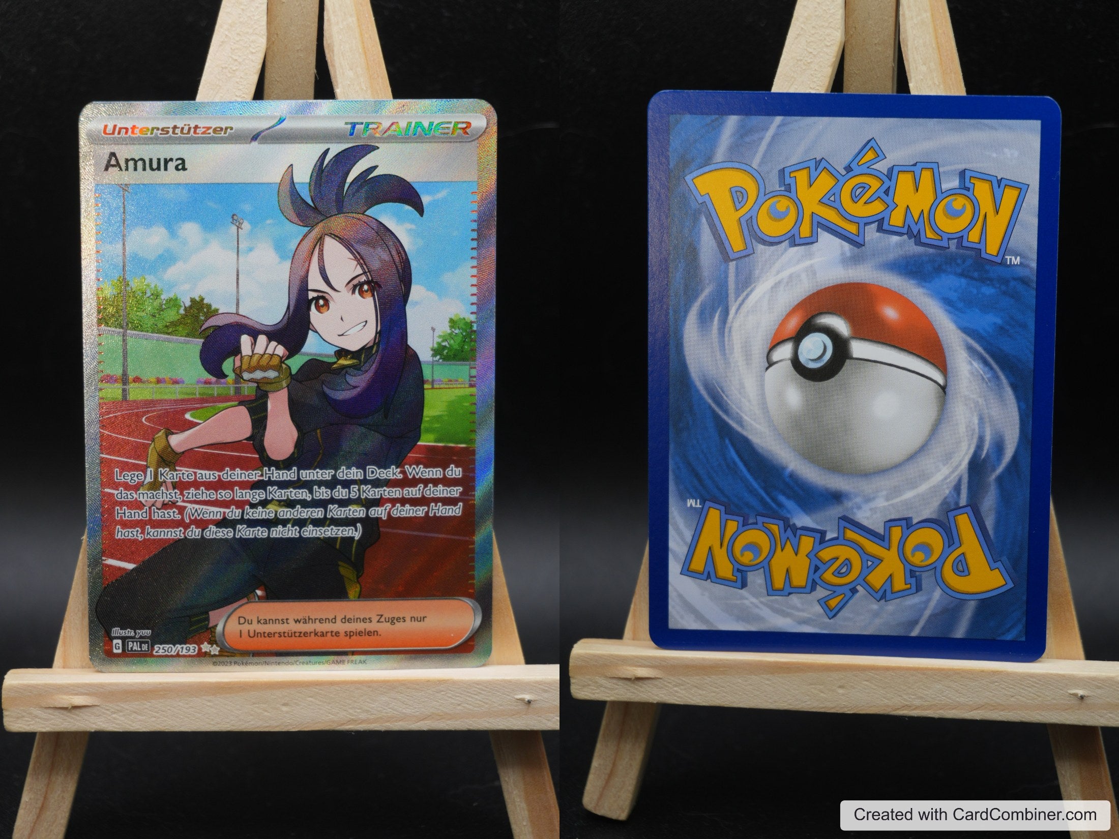 Amura PAL 250 Entwicklungen in Paldea Pokémon Karte Deutsch Near Mint
