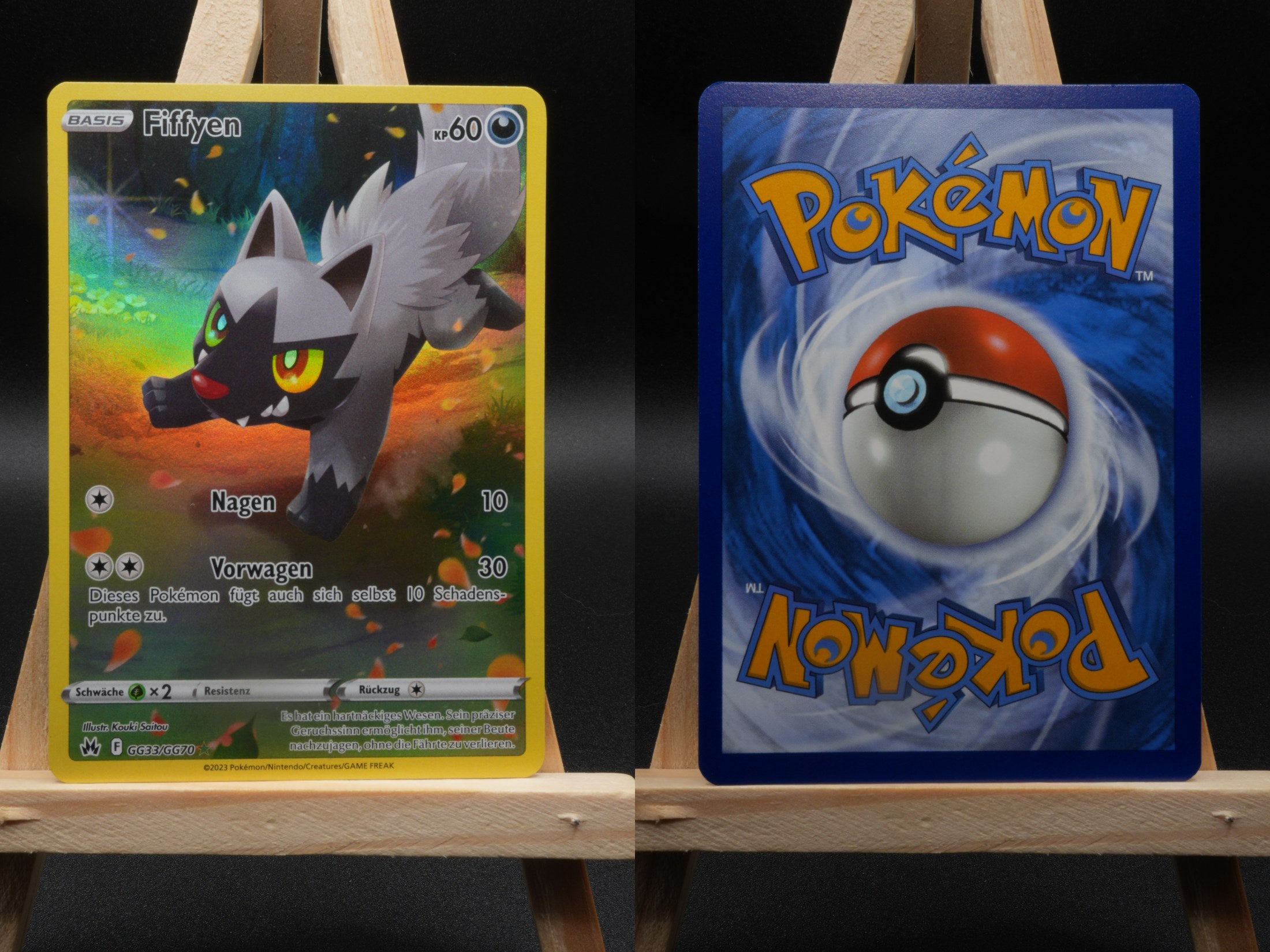 Fiffyen CRZ GG33 Zenit der Könige Pokémon Karte Deutsch Near Mint