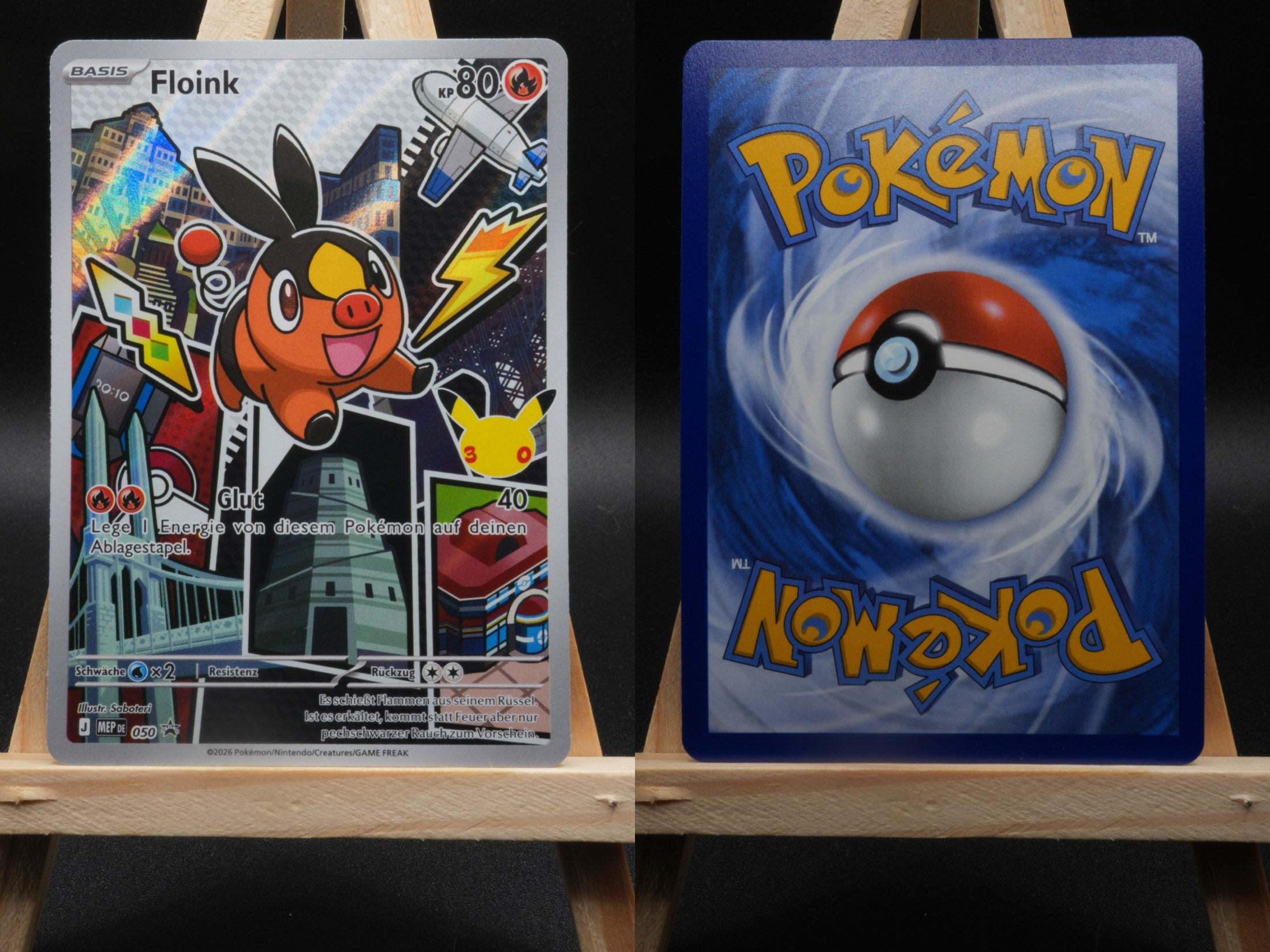 Floink MEP 050 MEP Black Star Promos Pokémon Karte Deutsch Near Mint