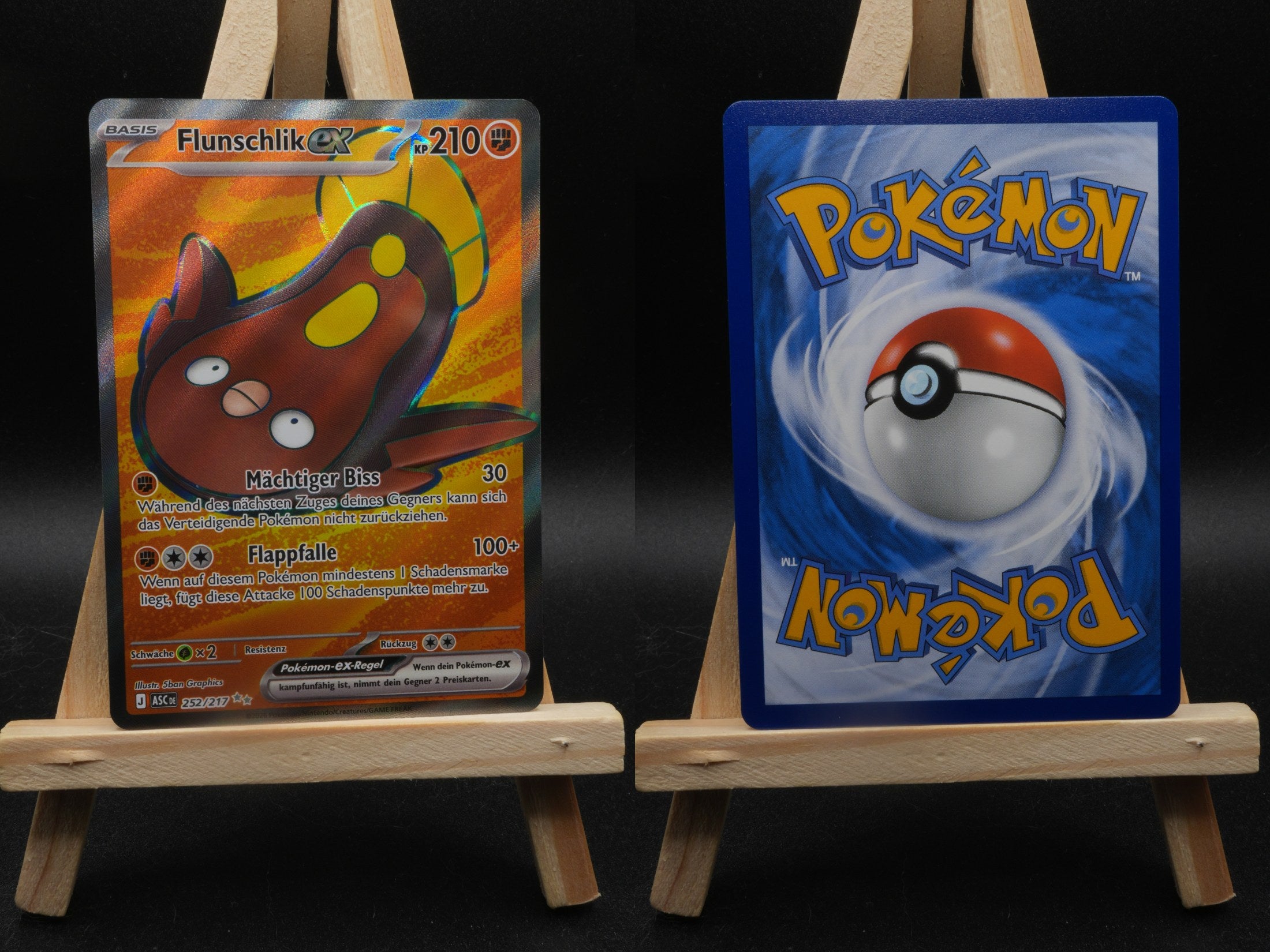 Flunschlik ex ASC 252 Erhabene Helden Pokémon Karte Deutsch Near Mint