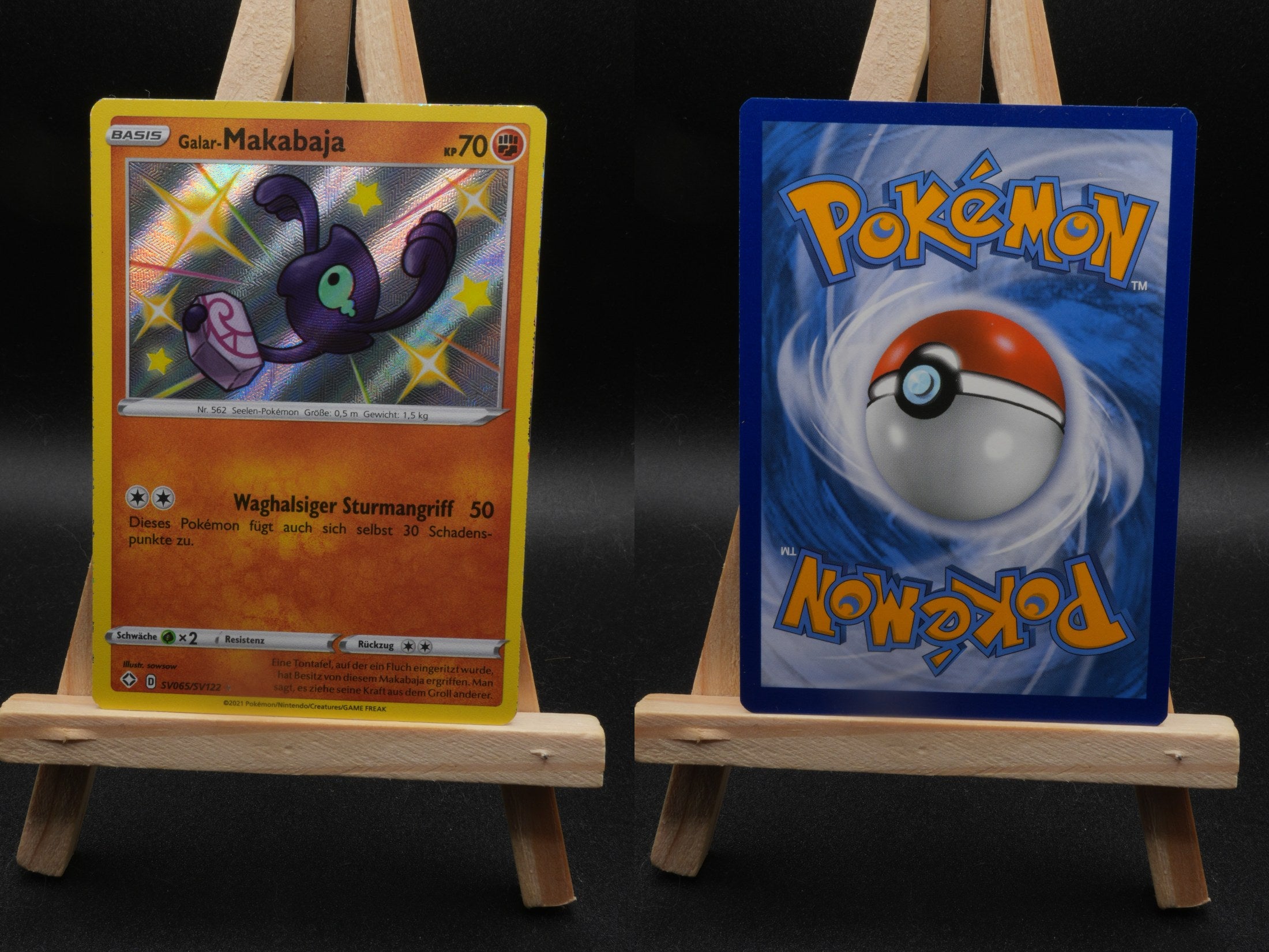 Galar-Makabaja SHF SV65 Glänzendes Schicksal Pokémon Karte Deutsch Near Mint