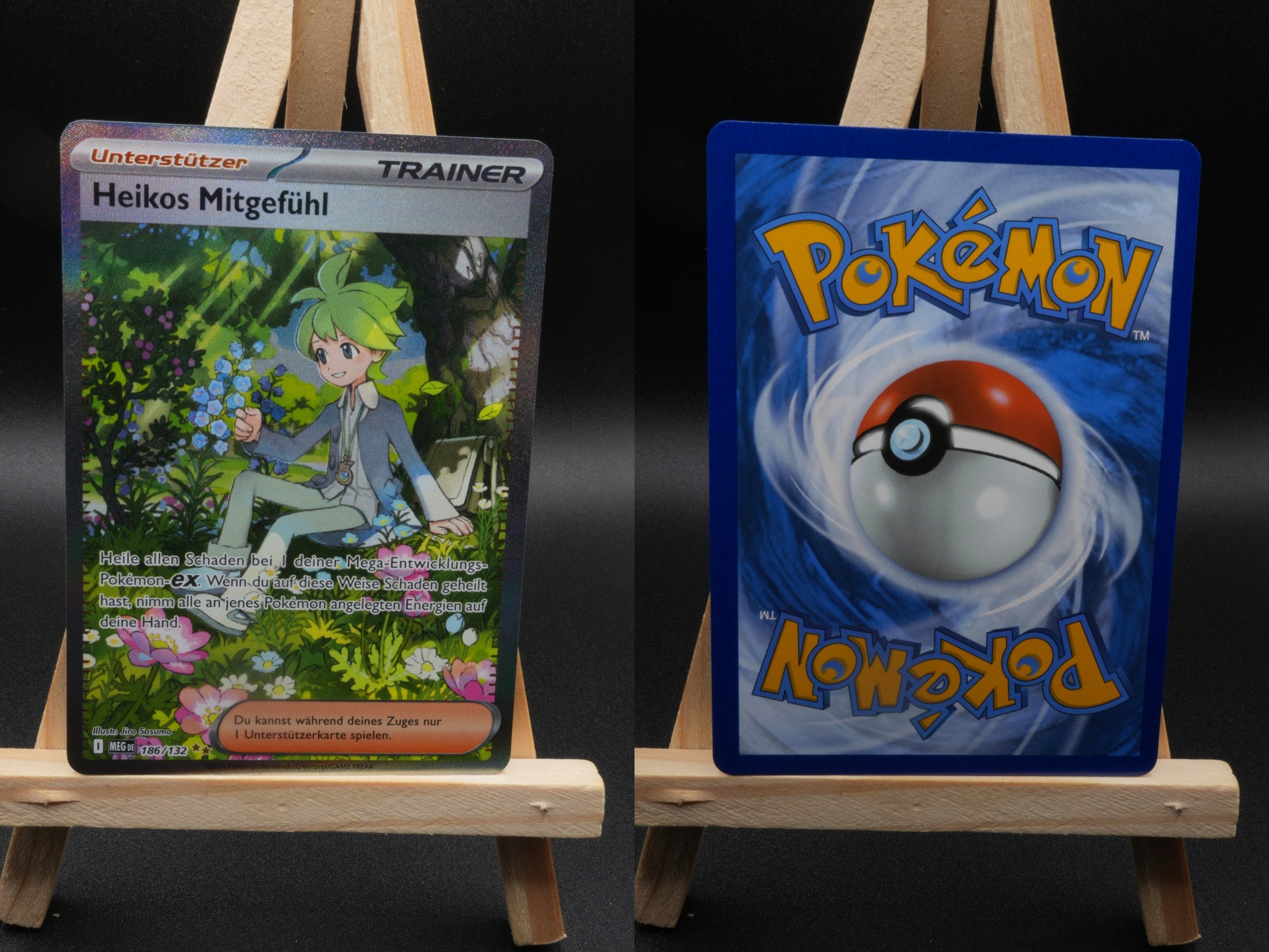 Heikos Mitgefühl MEG 186 Mega-Entwicklung Pokémon Karte Deutsch Near Mint