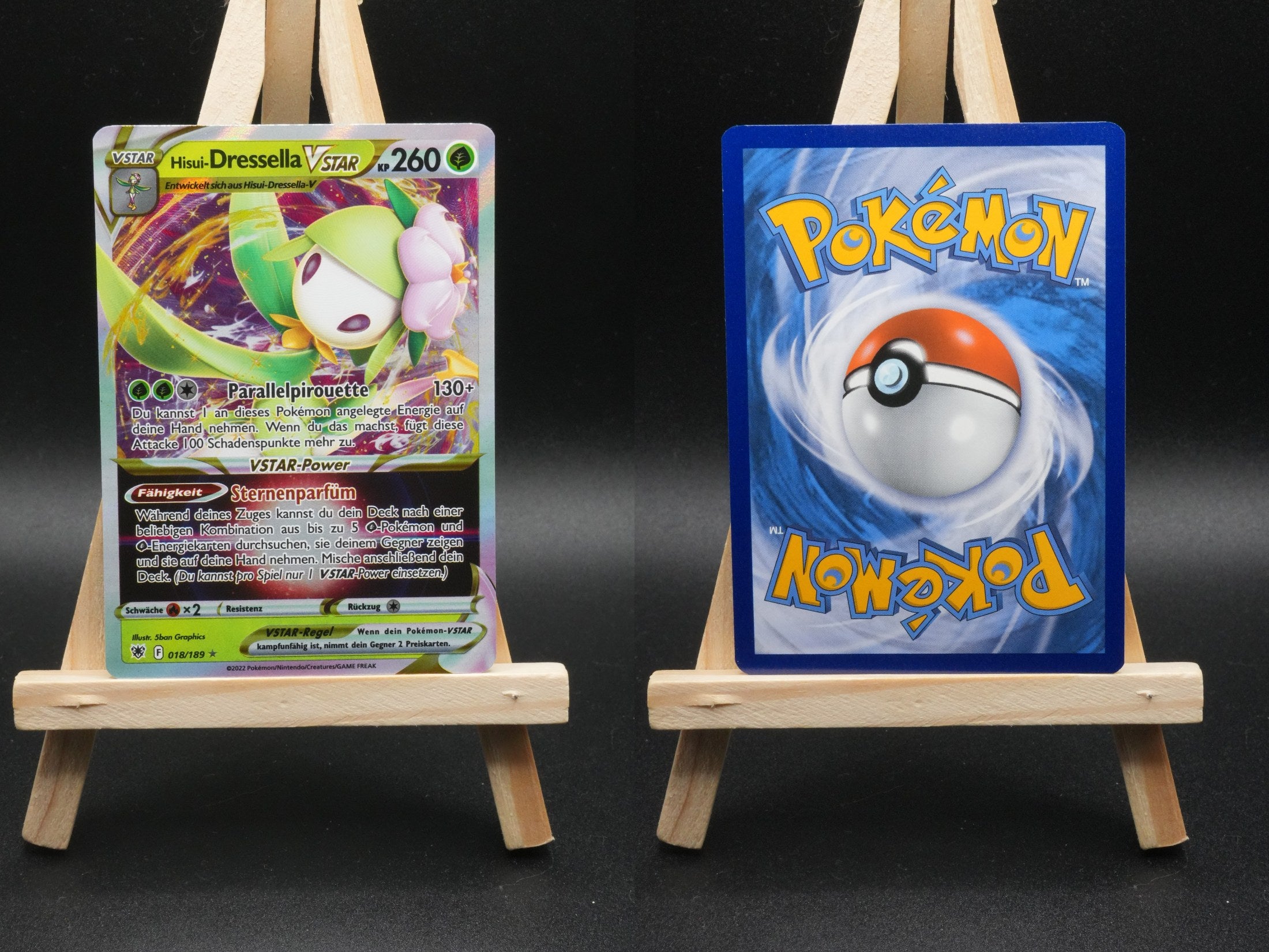Hisui-Dressella VSTAR ASR 018 Astralglanz Pokémon Karte Deutsch Near Mint