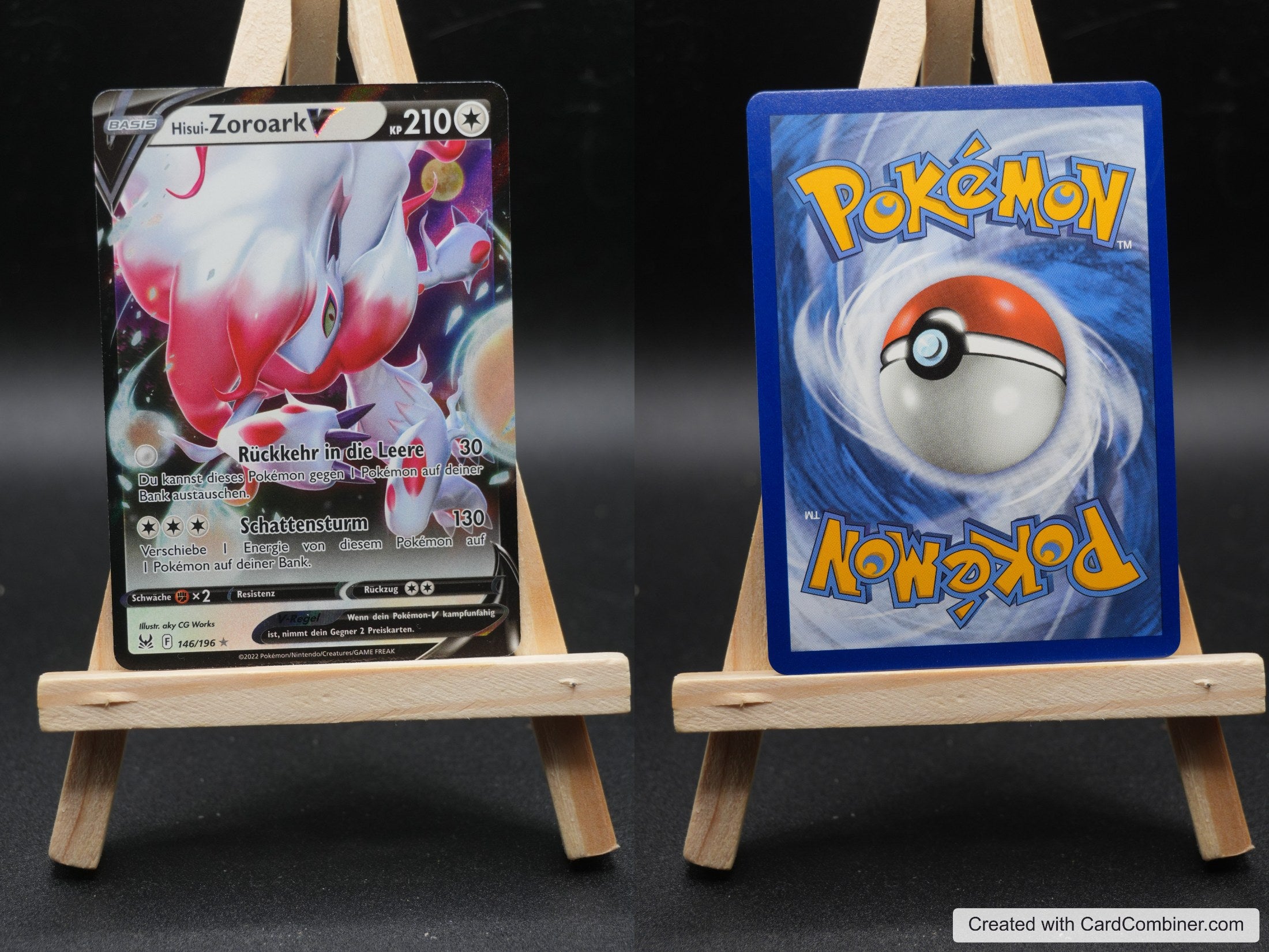 Hisui-Zoroark V LOR 146 Verlorener Ursprung Pokémon Karte Deutsch Near Mint