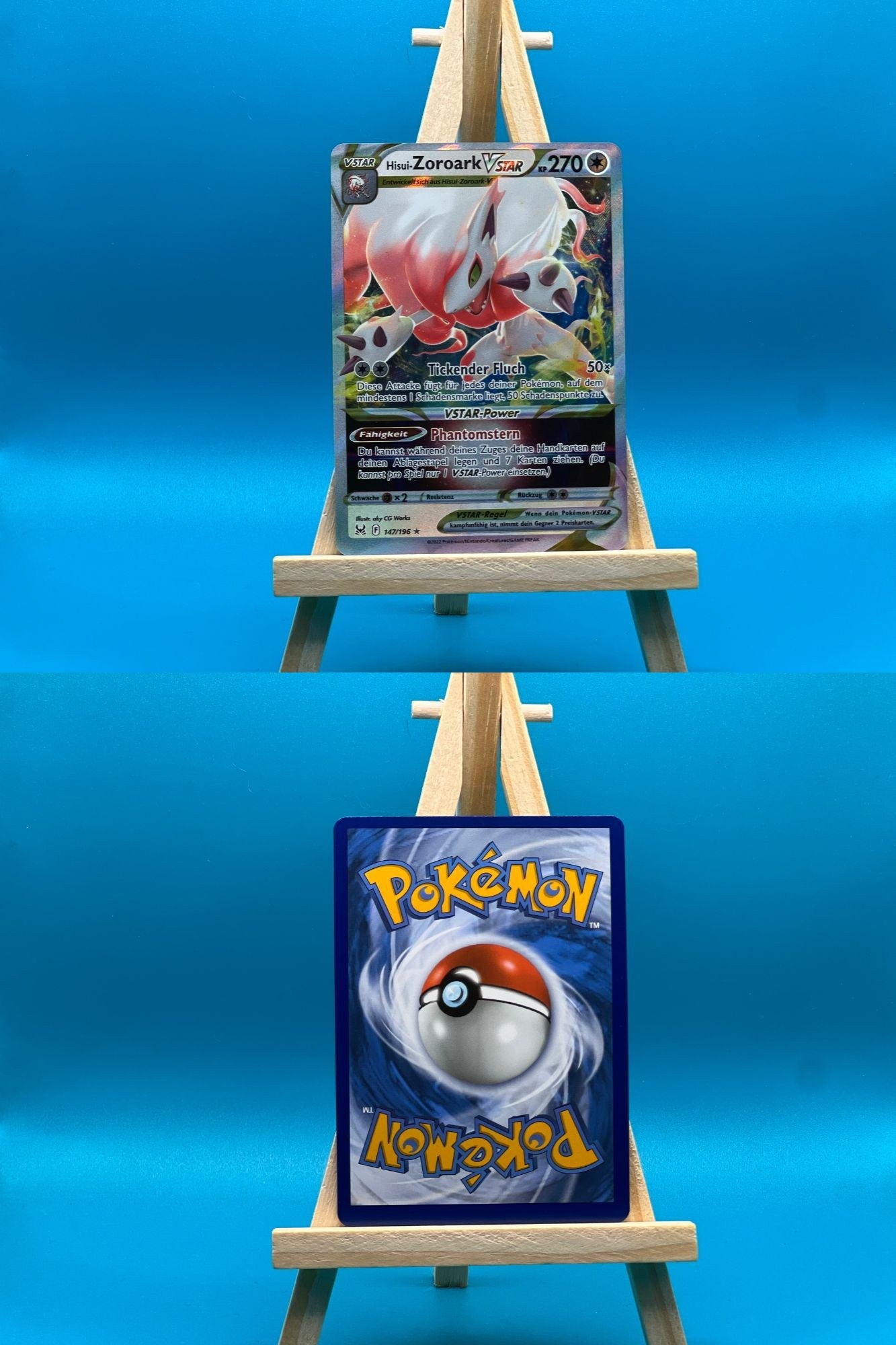 Hisui-Zoroark VSTAR LOR 147 Verlorener Ursprung Pokémon Karte Deutsch Near Mint
