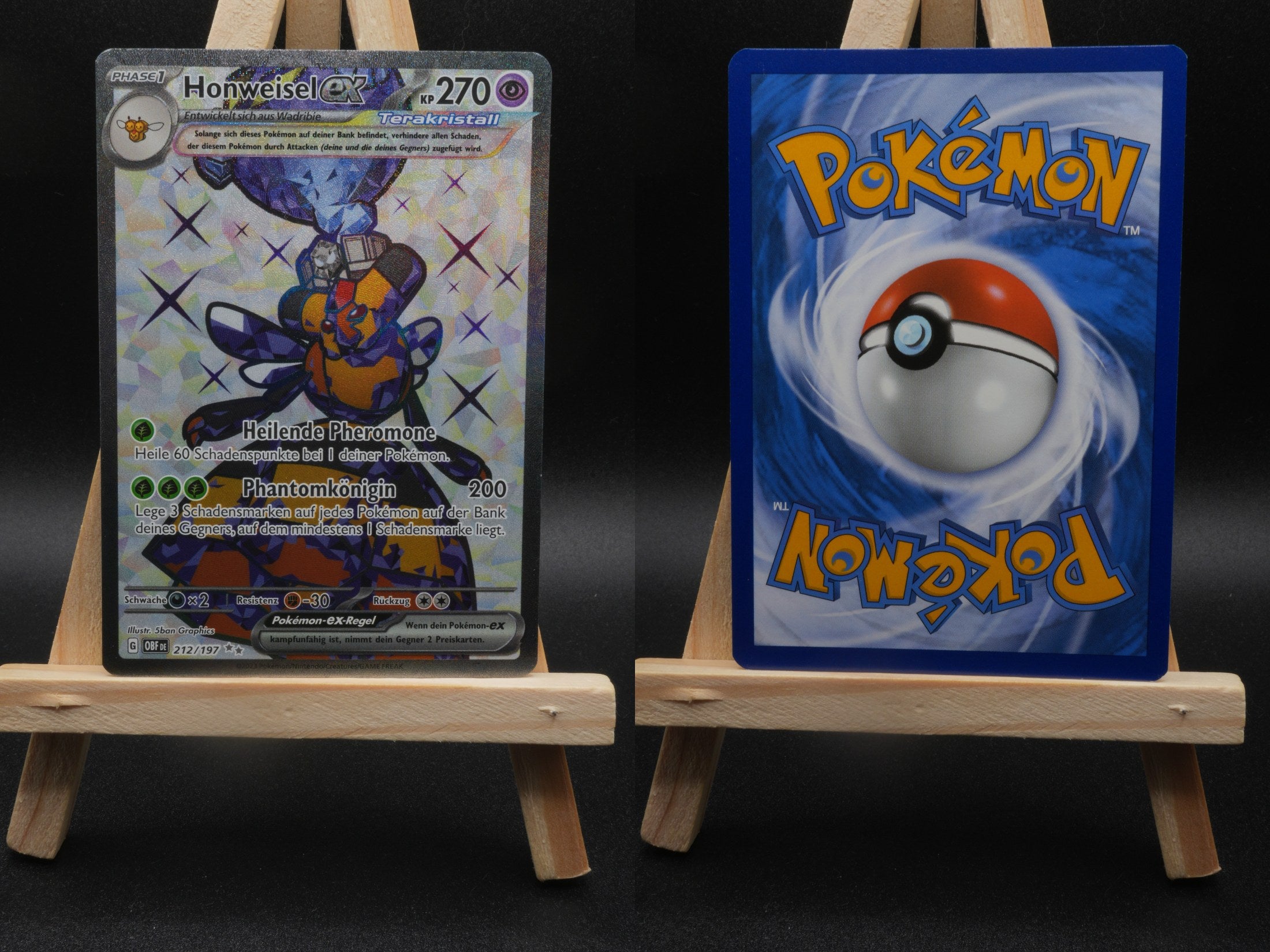 Honweisel ex OBF 212 Obsidianflammen Pokémon Karte Deutsch Near Mint