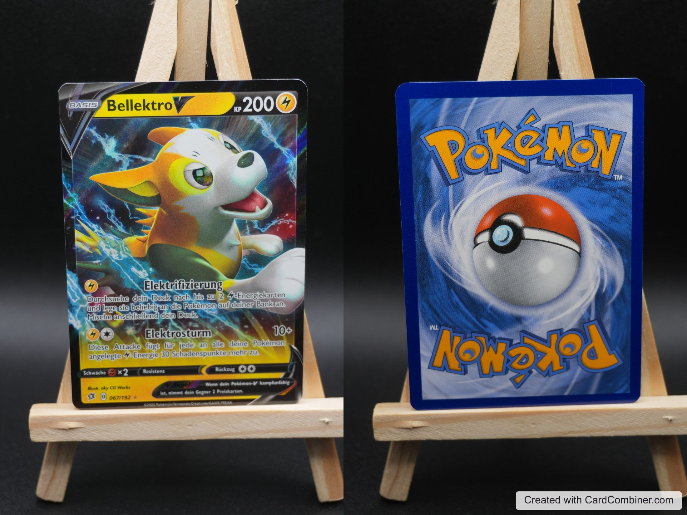 Bellektro V RCL 67 Clash der Rebellen Pokémon Karte Deutsch Near Mint