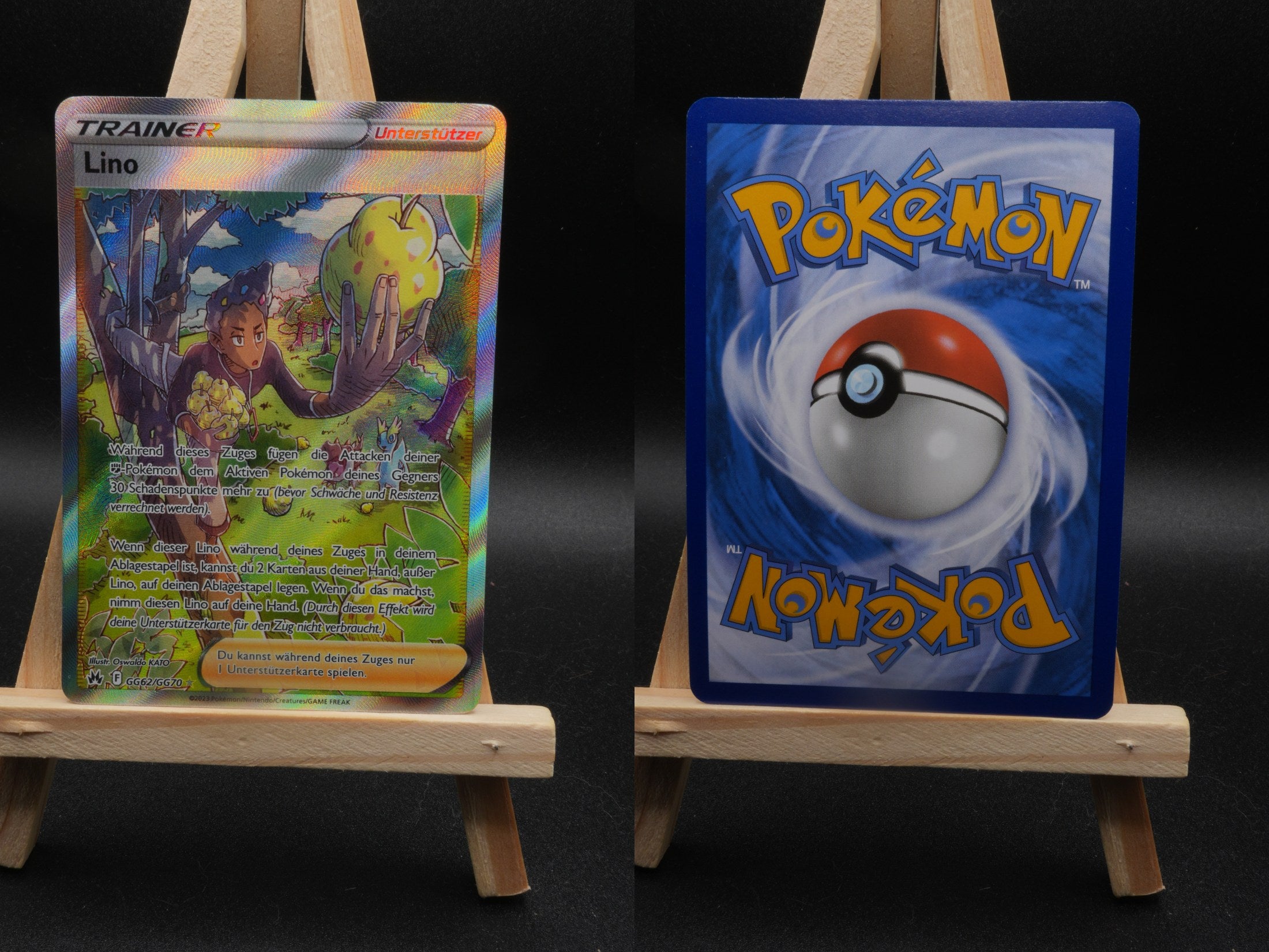 Lino CRZ GG62 Zenit der Könige Pokémon Karte Deutsch Near Mint