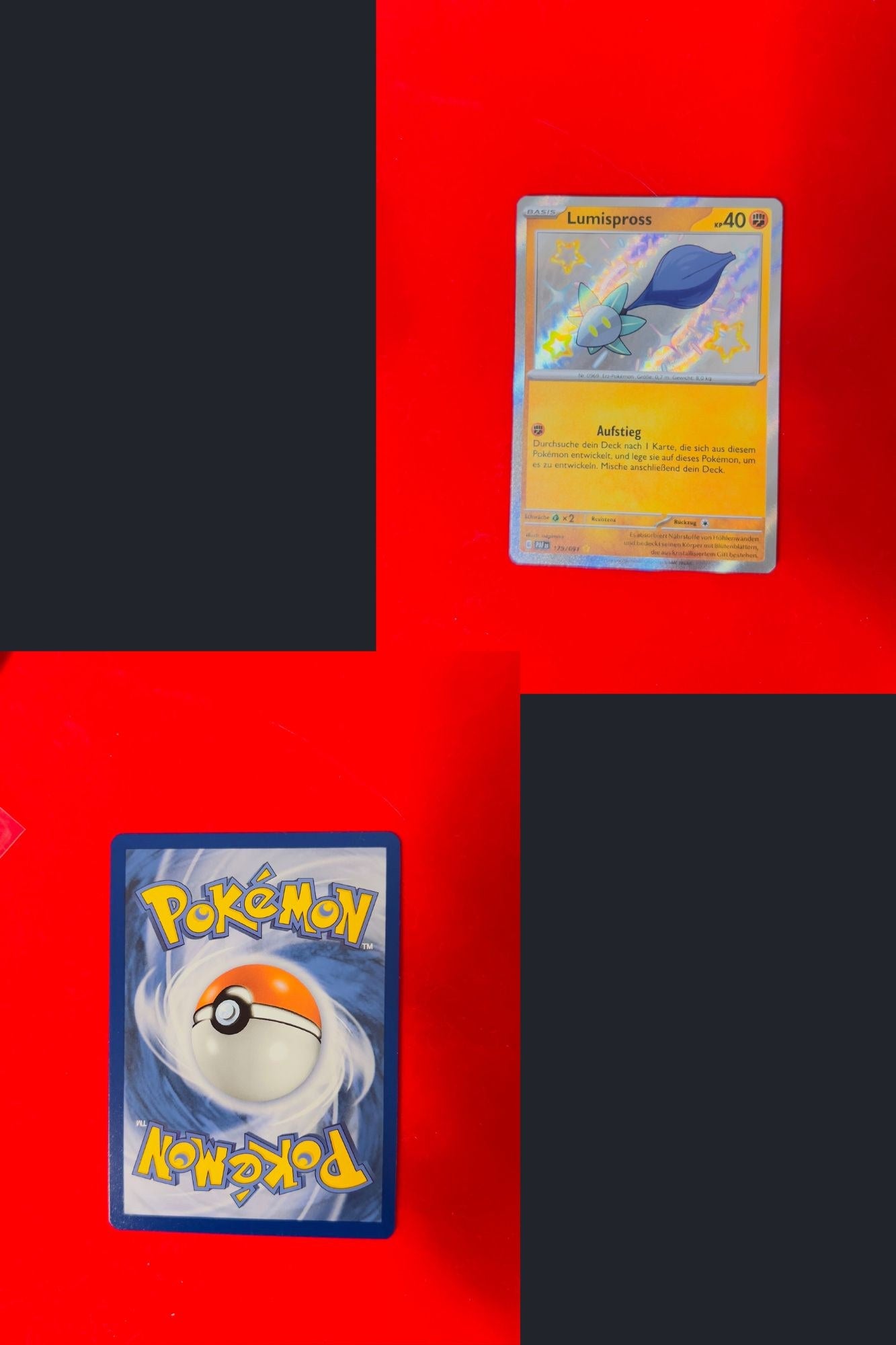 Lumispross PAF 179 Paldeas Schicksale Pokémon Karte Deutsch Near Mint