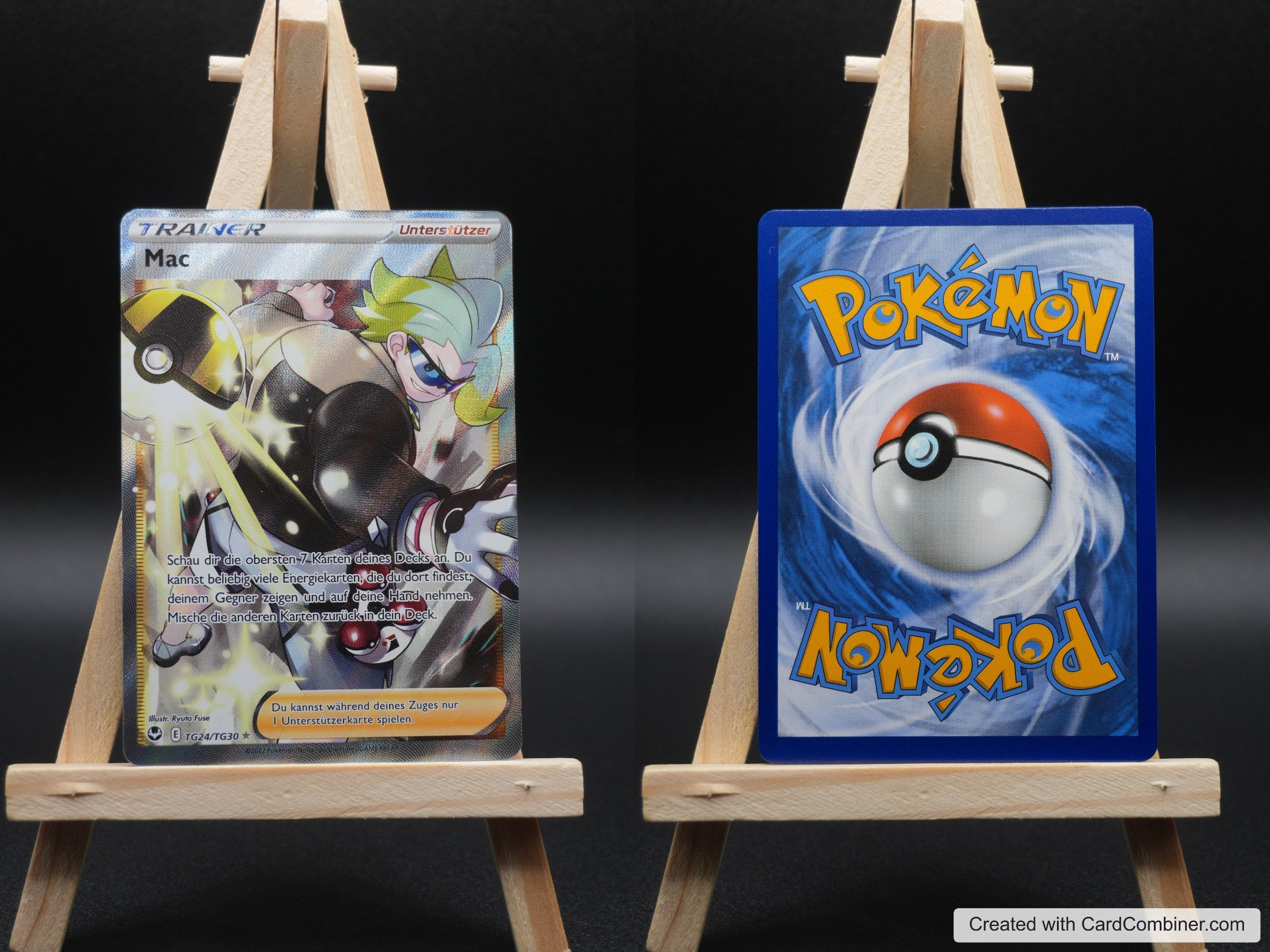 Mac SIT TG24 Silberne Sturmwinde Pokémon Karte Deutsch Near Mint