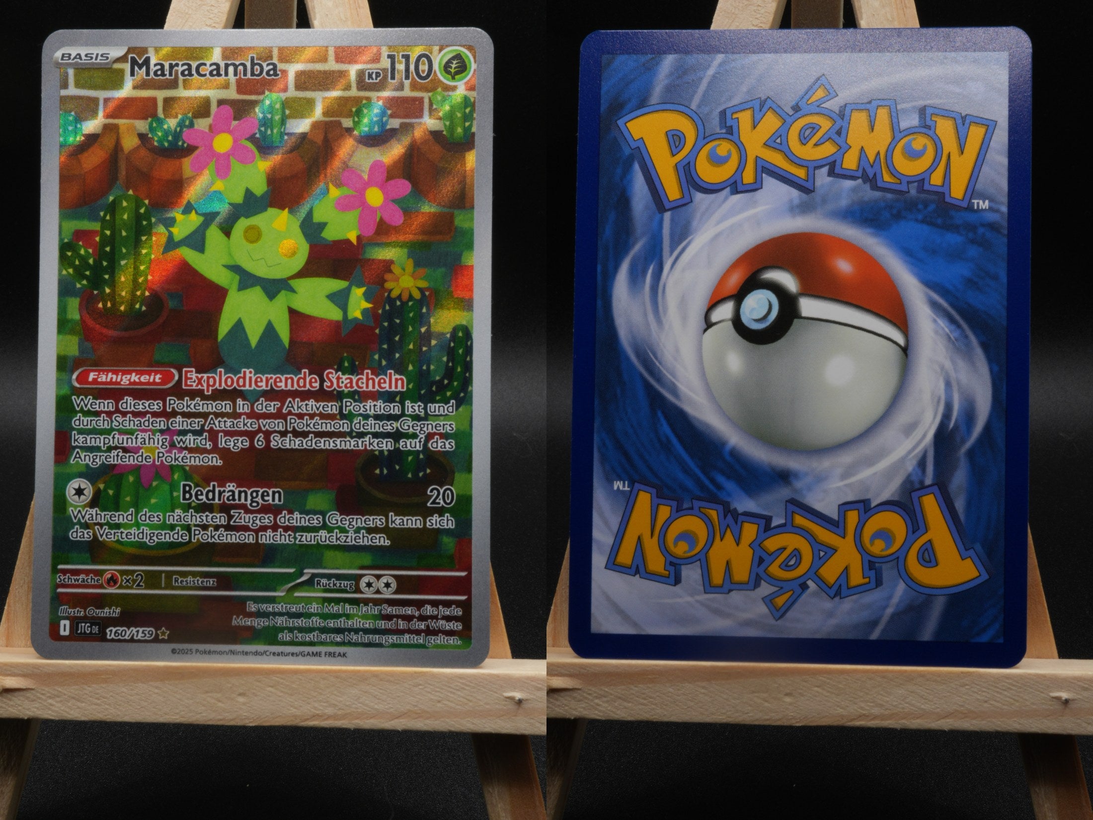 Maracamba JTG 160 Reisegefährten Pokémon Karte Deutsch Near Mint