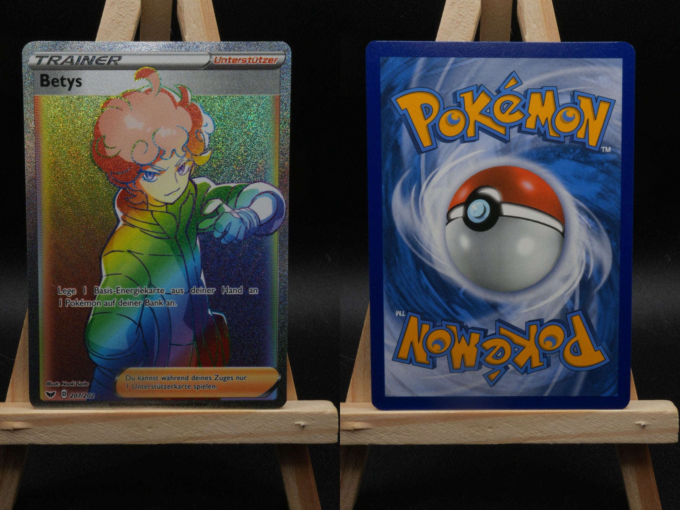 Betys SSH 207 Schwert & Schild Pokémon Karte Deutsch Near Mint