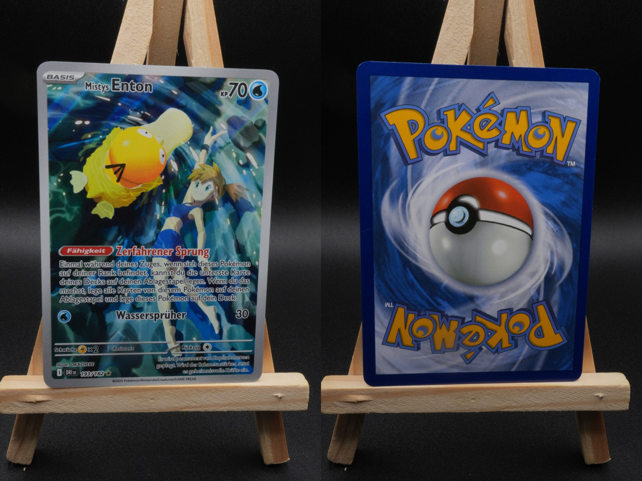 Mistys Enton DRI 193 Ewige Rivalen Pokémon Karte Deutsch Near Mint