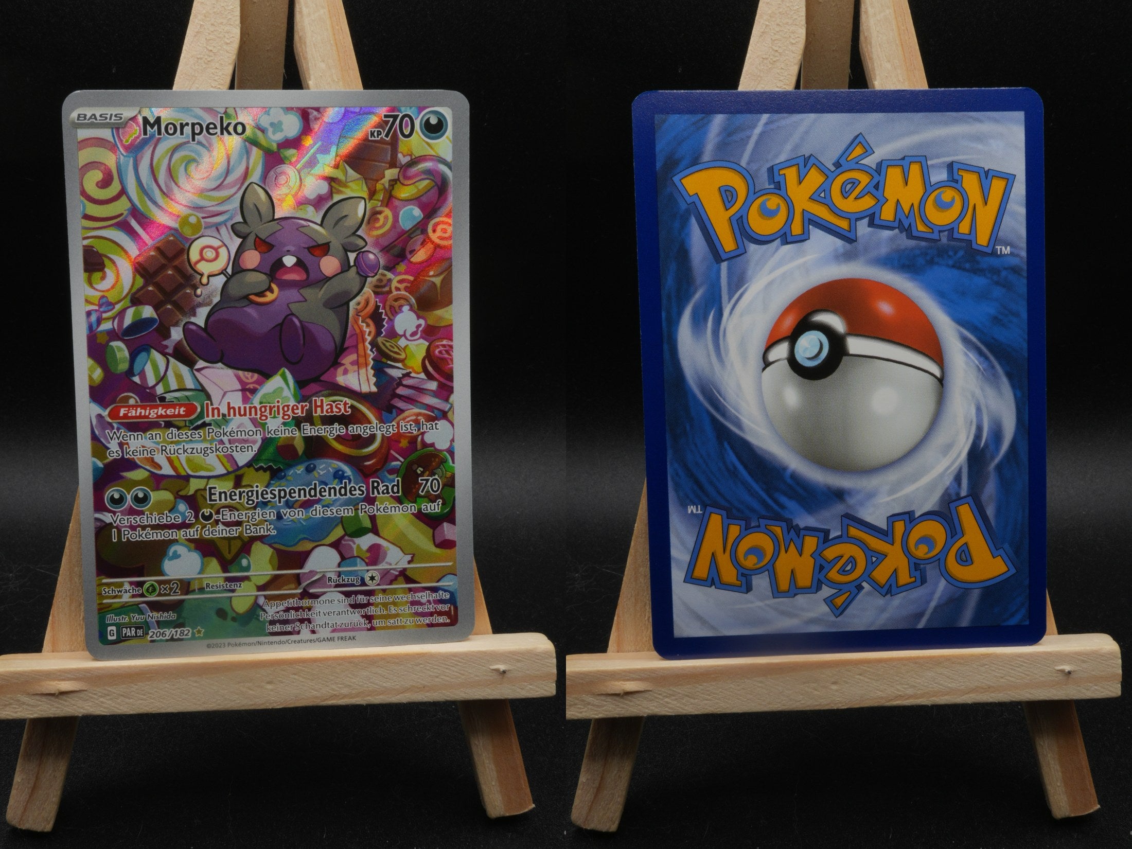 Morpeko PAR 206 Paradoxrift Pokémon Karte Deutsch Near Mint