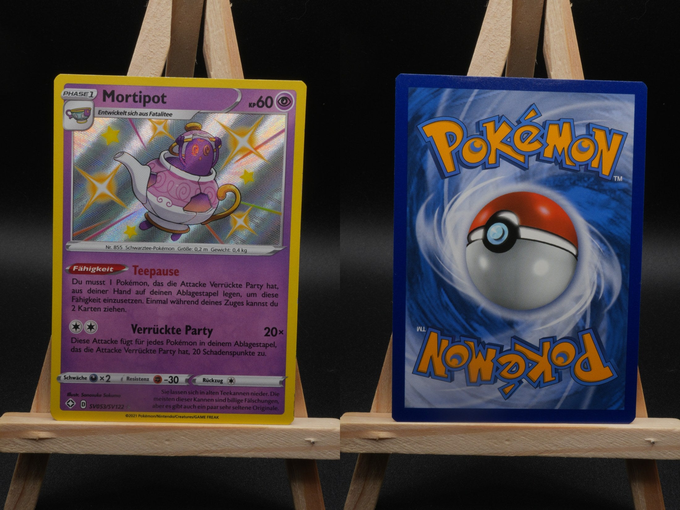Mortipot SHF SV53 Glänzendes Schicksal Pokémon Karte Deutsch Near Mint
