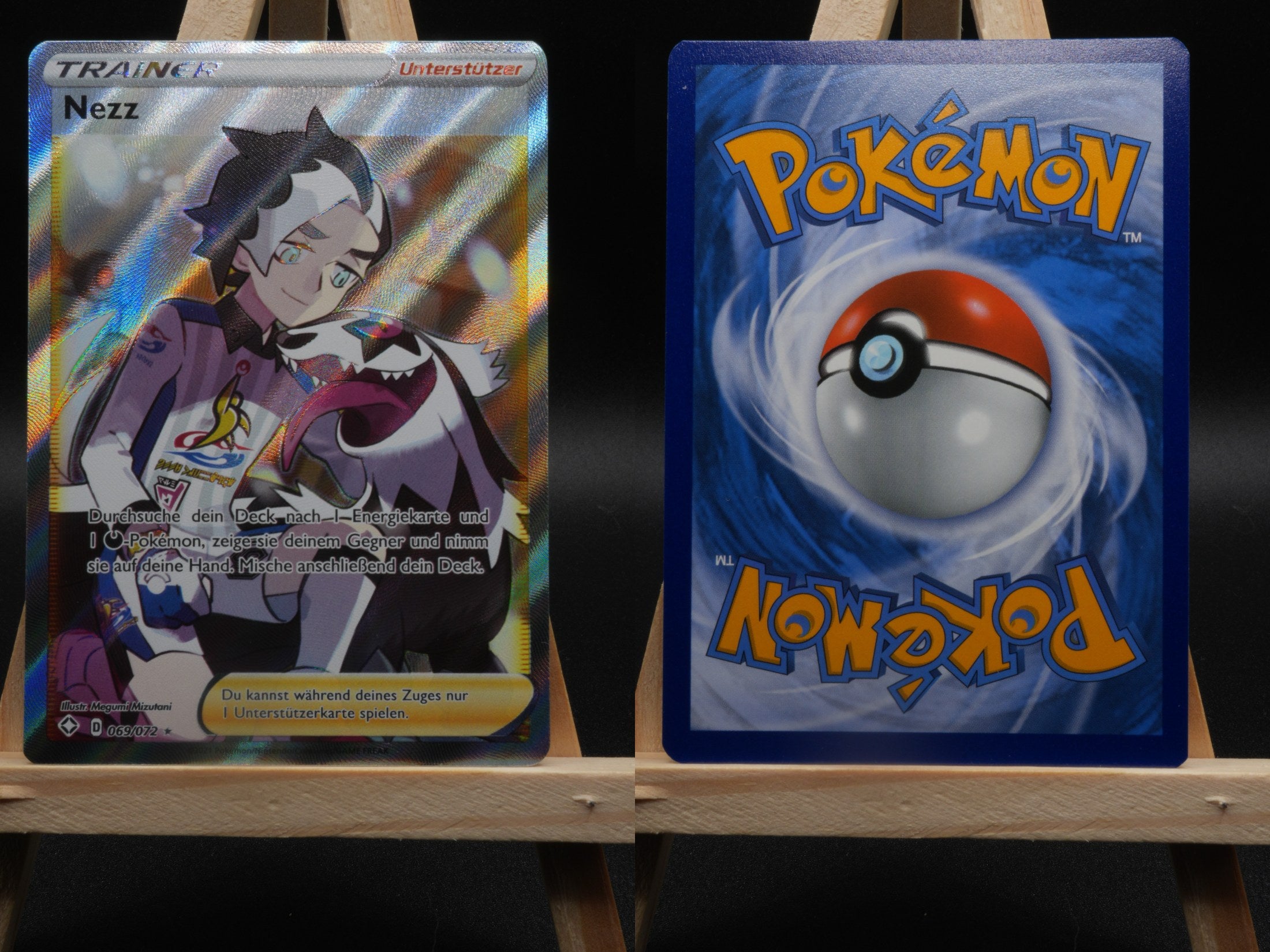 Nezz SHF 69 Glänzendes Schicksal Pokémon Karte Deutsch Near Mint
