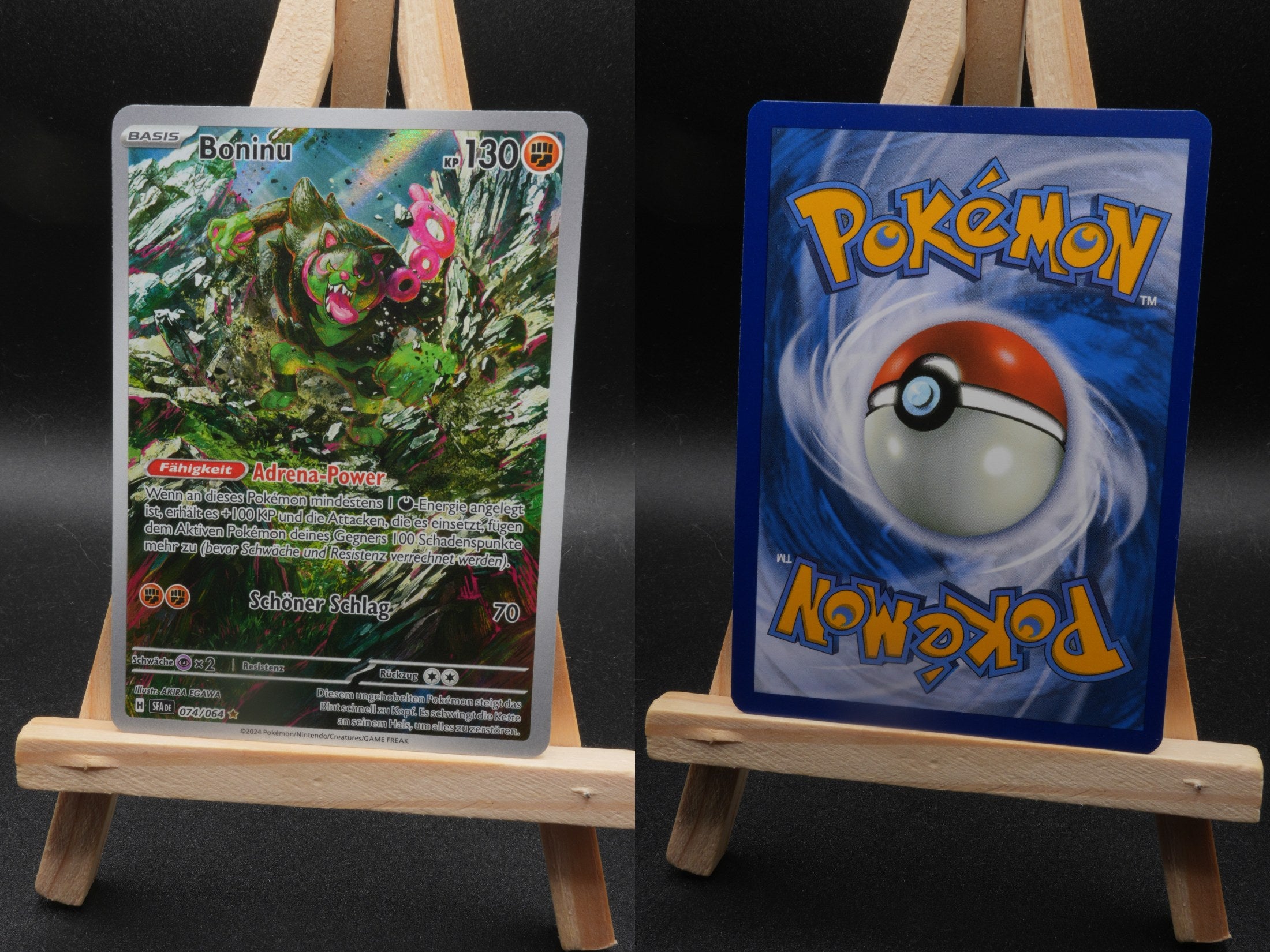 Boninu SFA 074 Nebel der Sagen Pokémon Karte Deutsch Near Mint