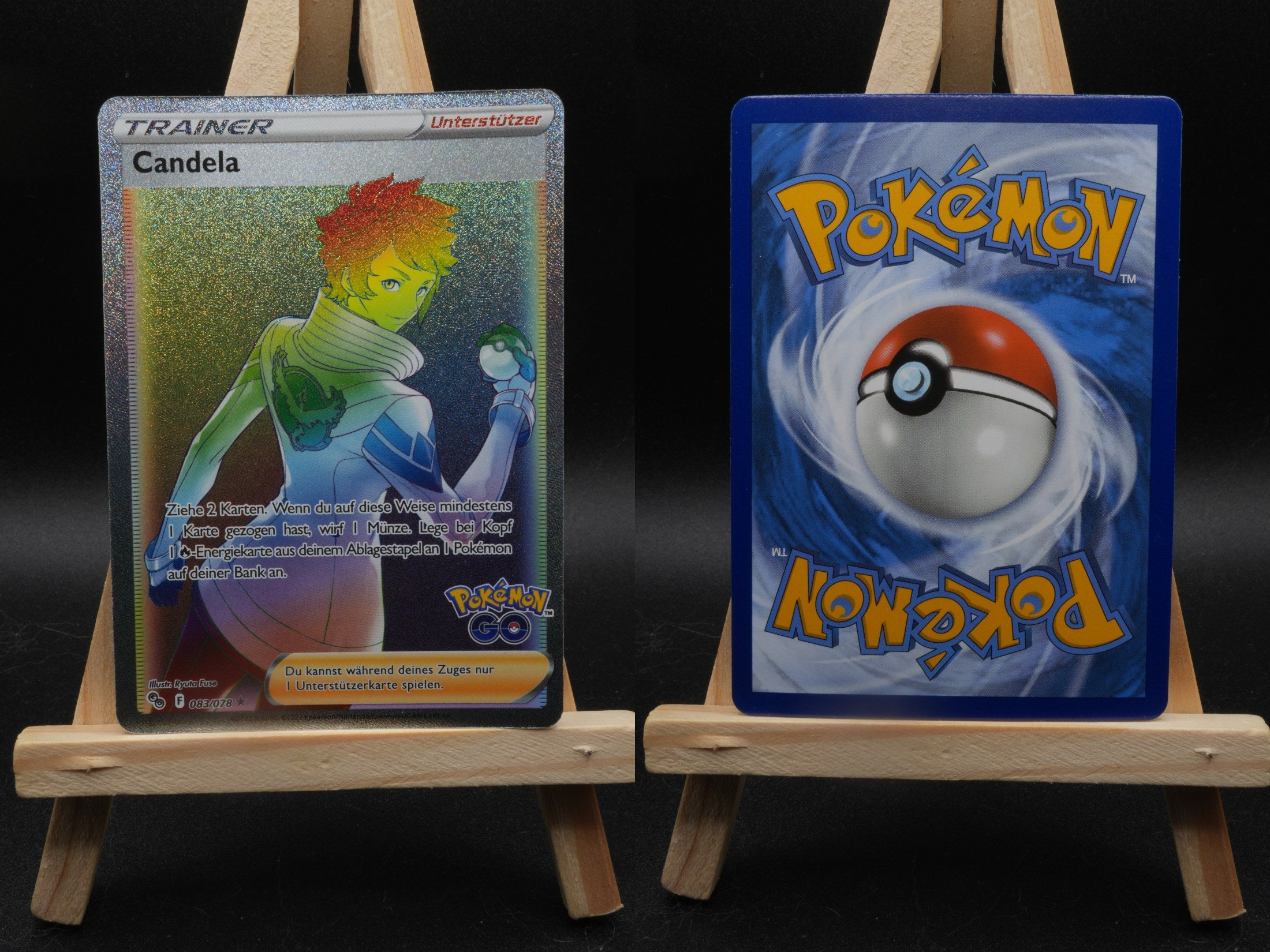 Candela PGO 083 Pokémon GO Pokémon Karte Deutsch Near Mint