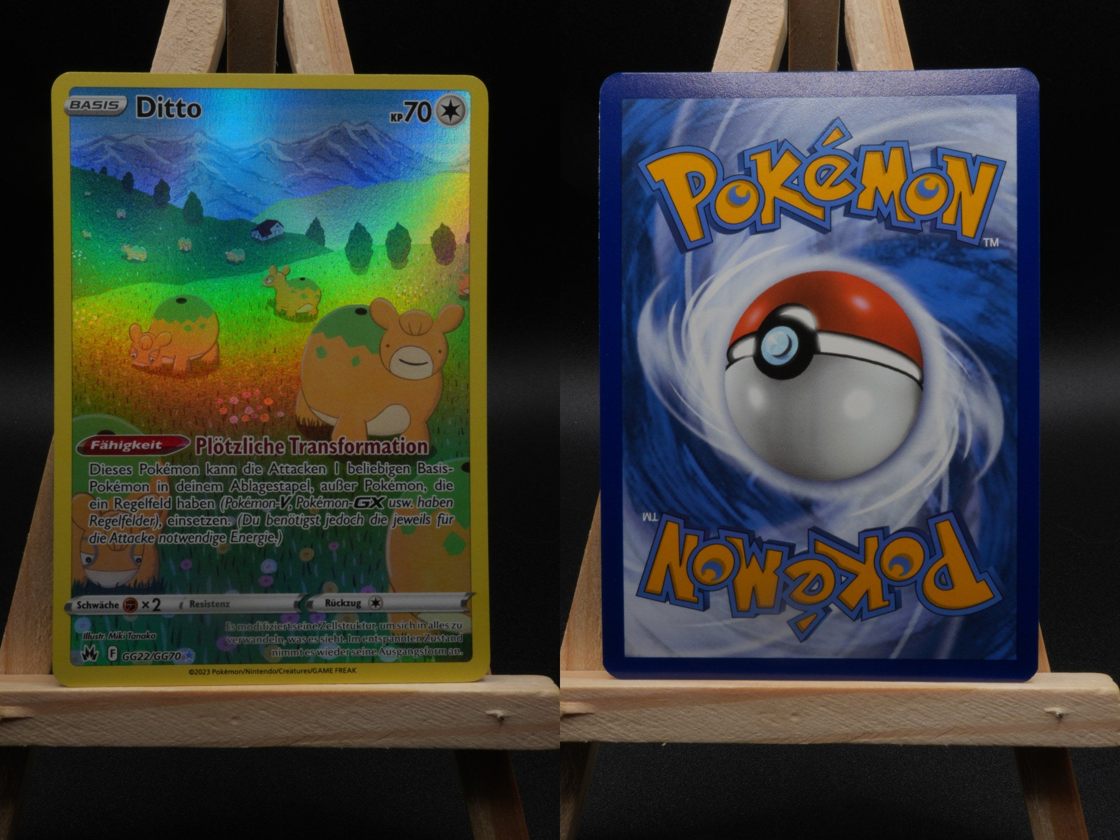 Ditto CRZ GG22 Zenit der Könige Pokémon Karte Deutsch Near Mint