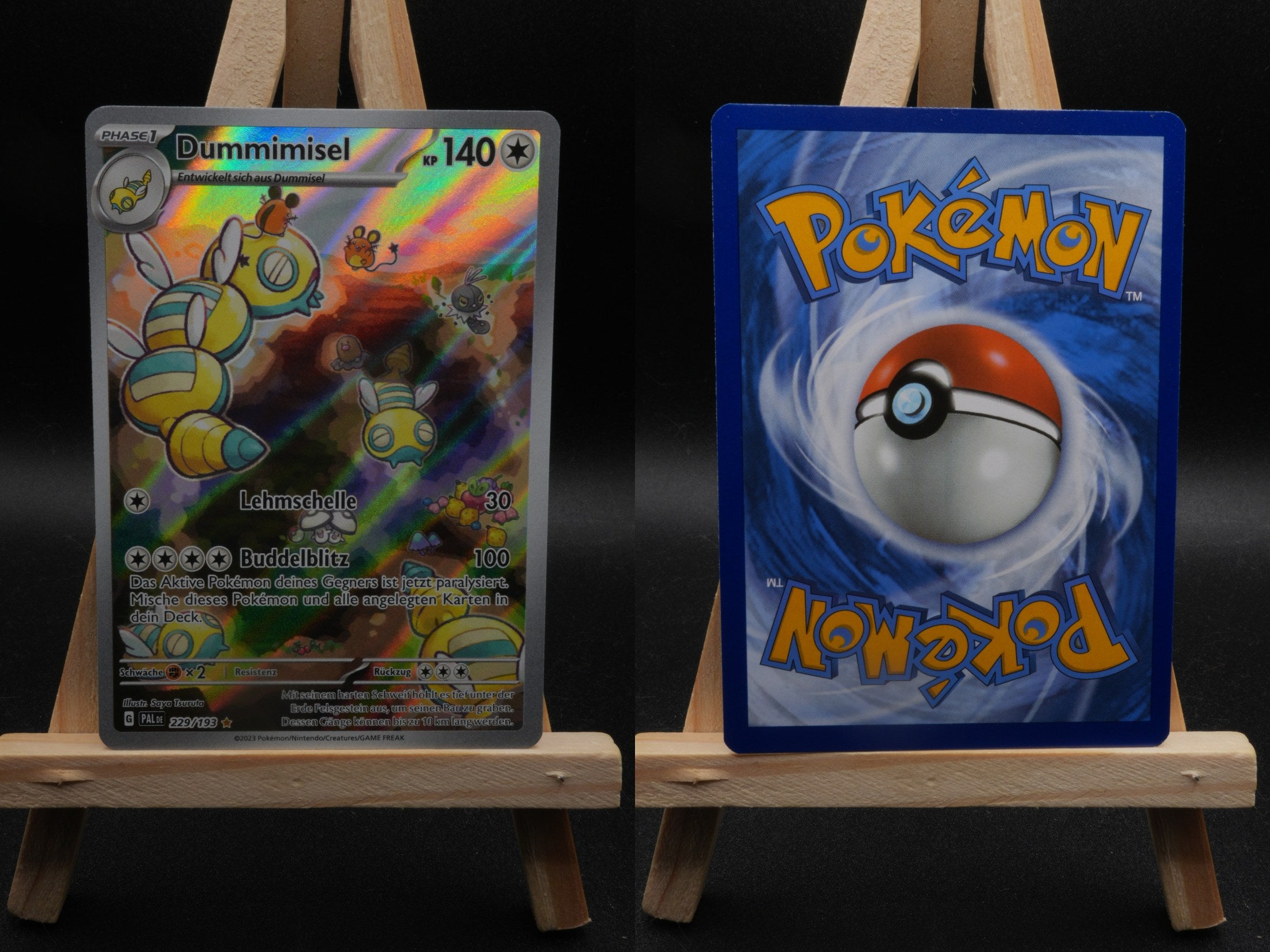 Dummimisel PAL 229 Entwicklungen in Paldea Pokémon Karte Deutsch Near Mint
