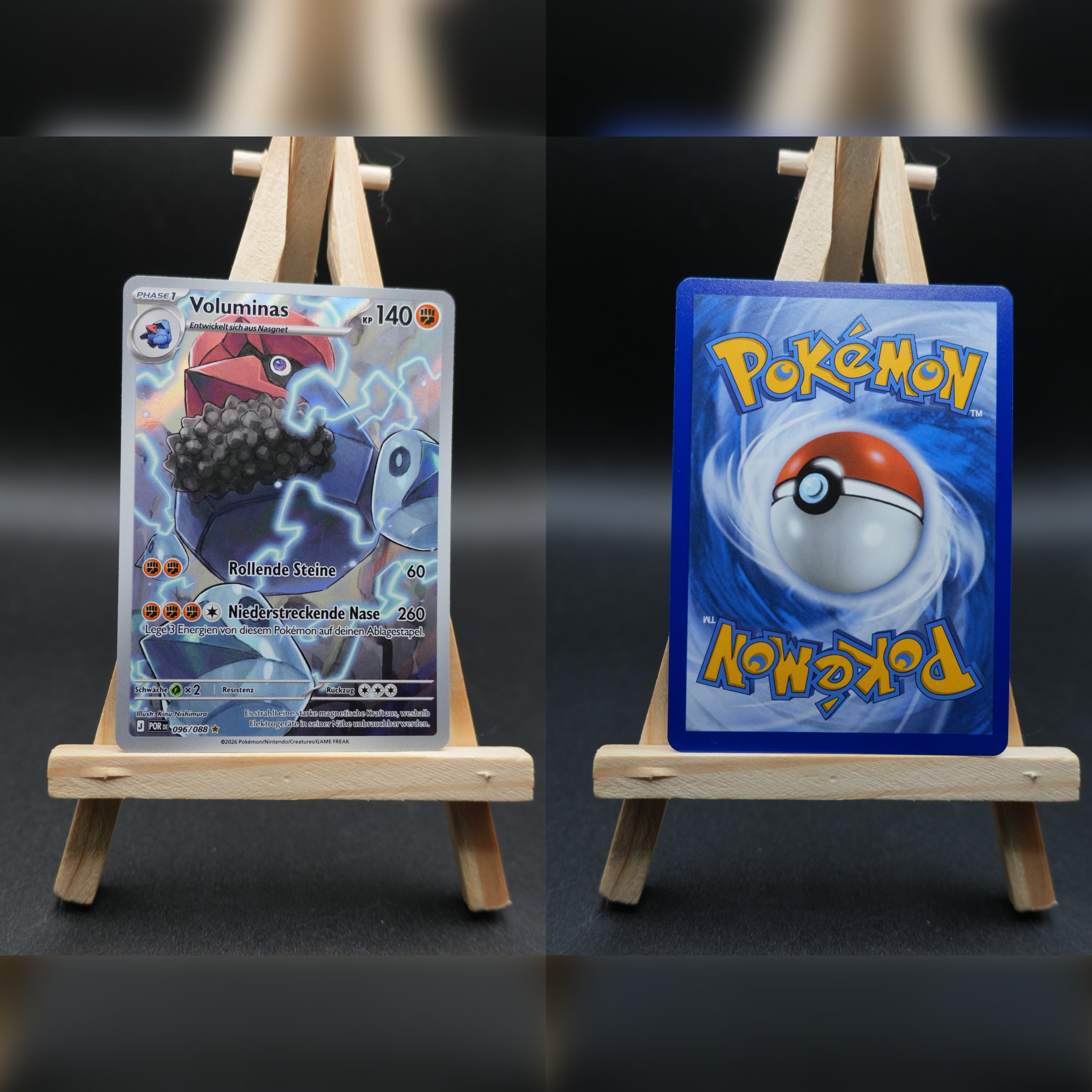 Voluminas POR 096 Optimale Ordnung Pokémon Karte Deutsch Near Mint