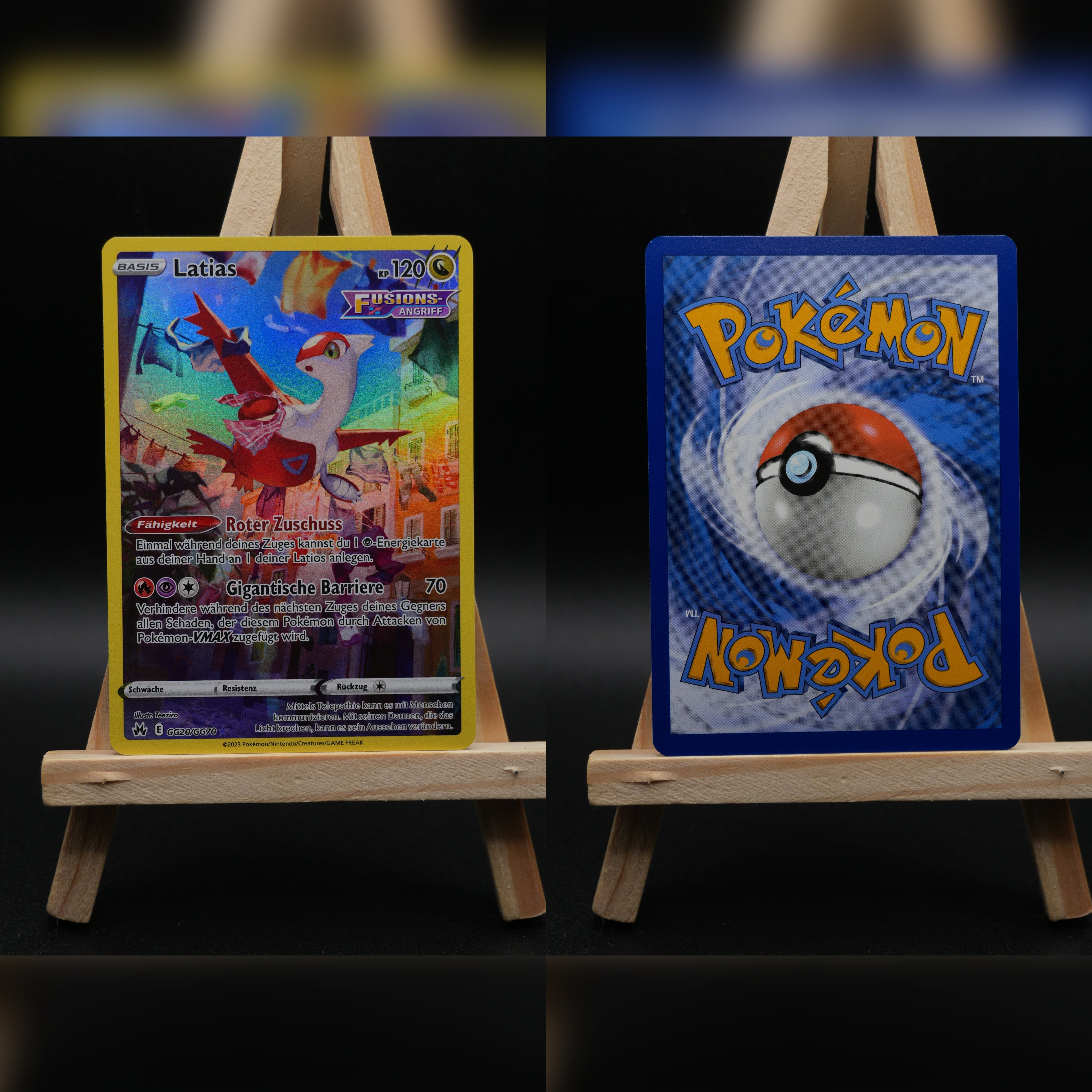 Latias CRZ GG20 Zenit der Könige Pokémon Karte Deutsch Near Mint