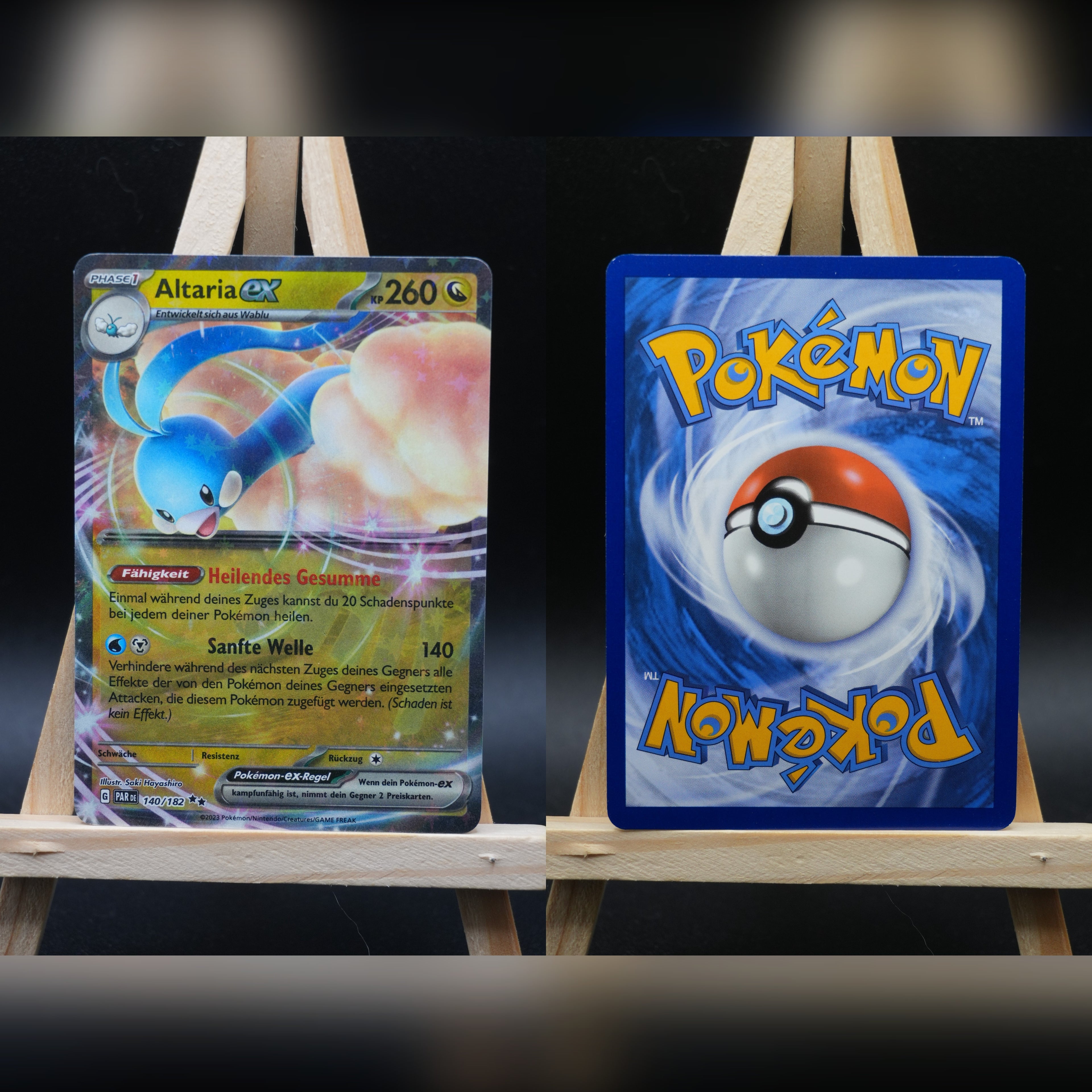Altaria ex PAR 140 Paradoxrift Pokémon Karte Deutsch Near Mint