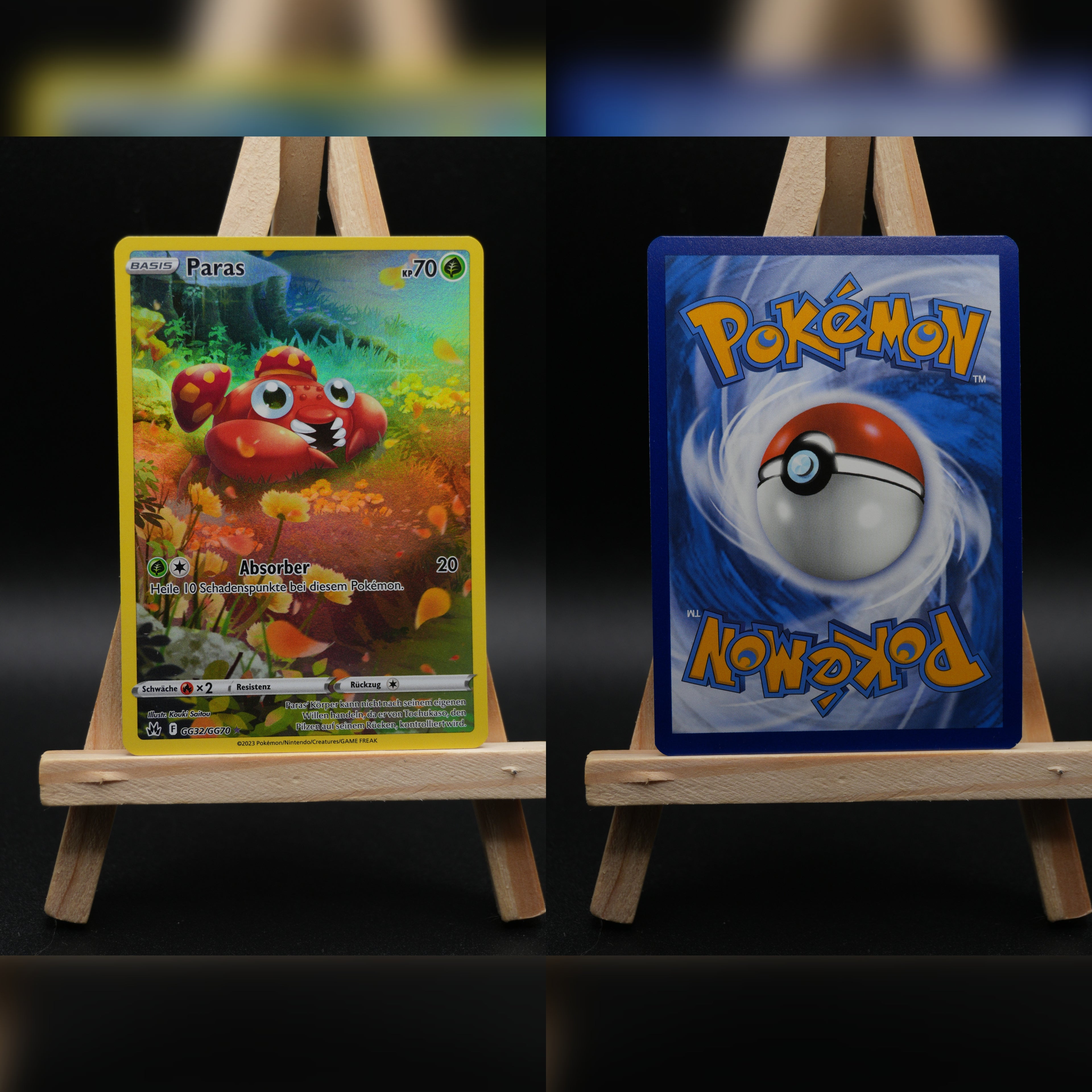 Paras CRZ GG32 Zenit der Könige Pokémon Karte Deutsch Near Mint