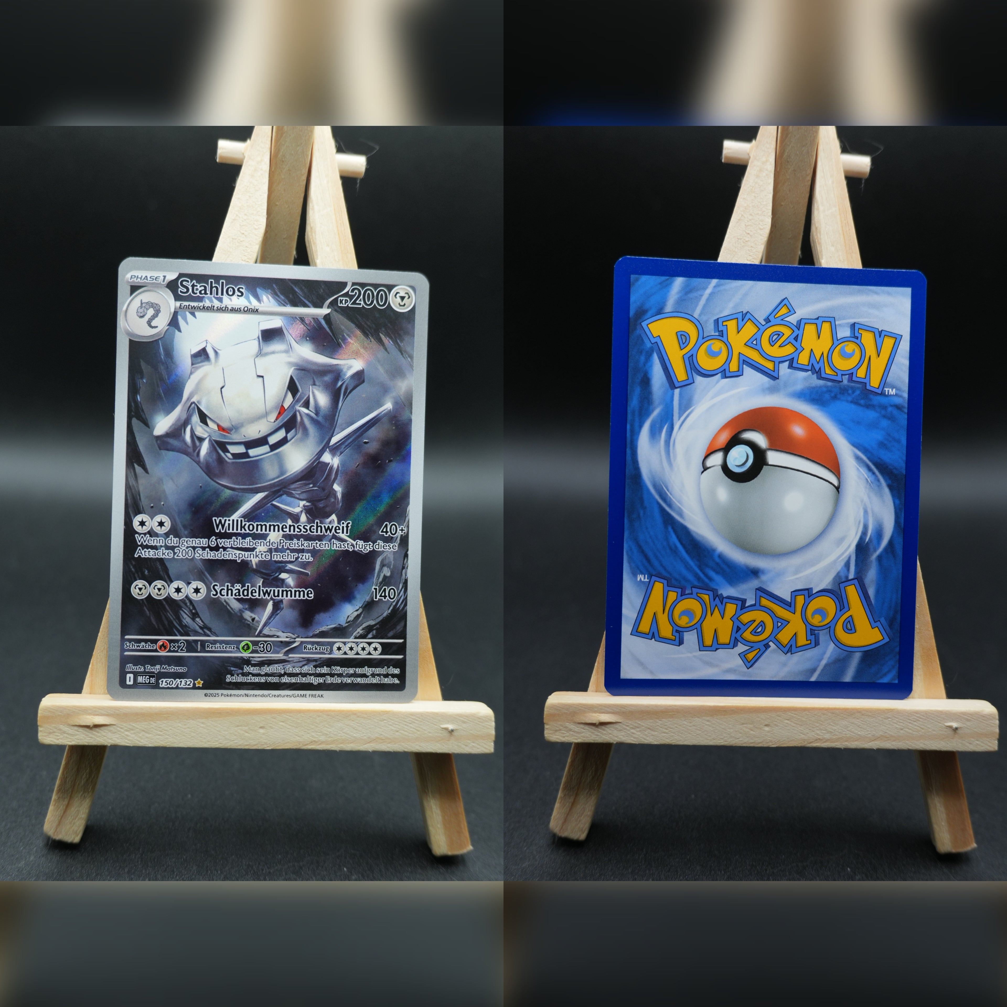 Stahlos MEG 150 Mega-Entwicklung Pokémon Karte Deutsch Near Mint