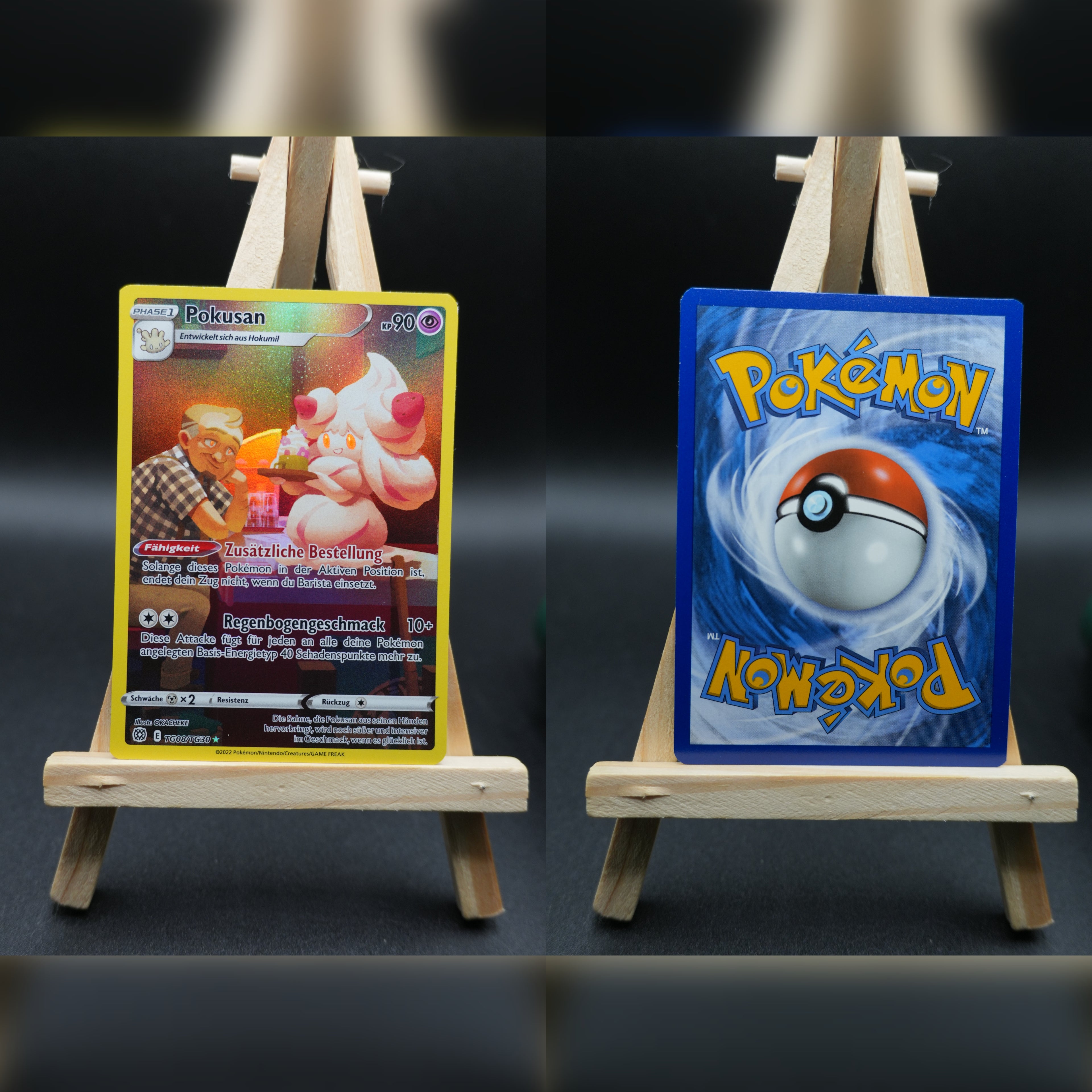 Pokusan BRS TG08 Strahlende Sterne Pokémon Karte Deutsch Near Mint