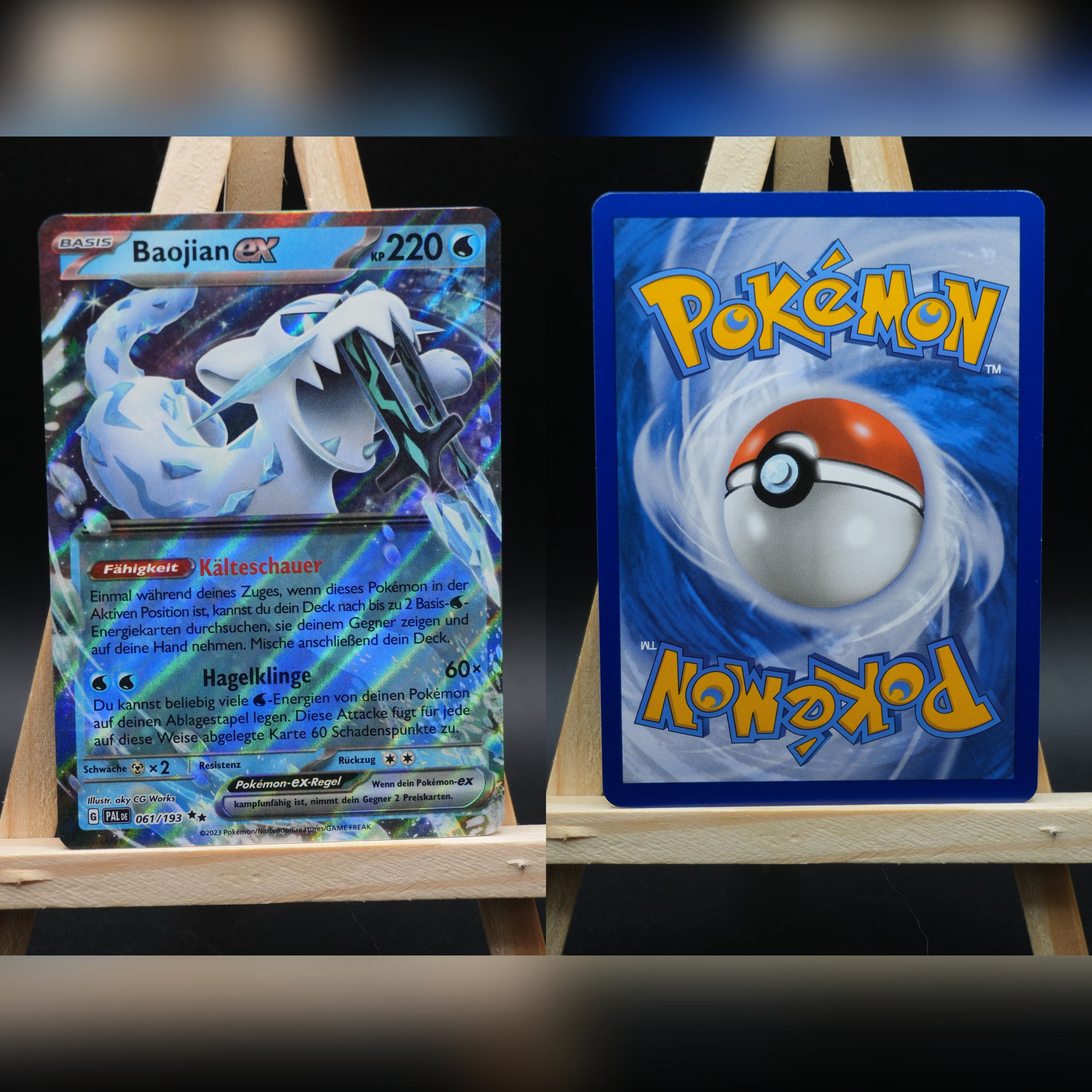 Baojian ex PAL 061 Entwicklungen in Paldea Pokémon Karte Deutsch Near Mint