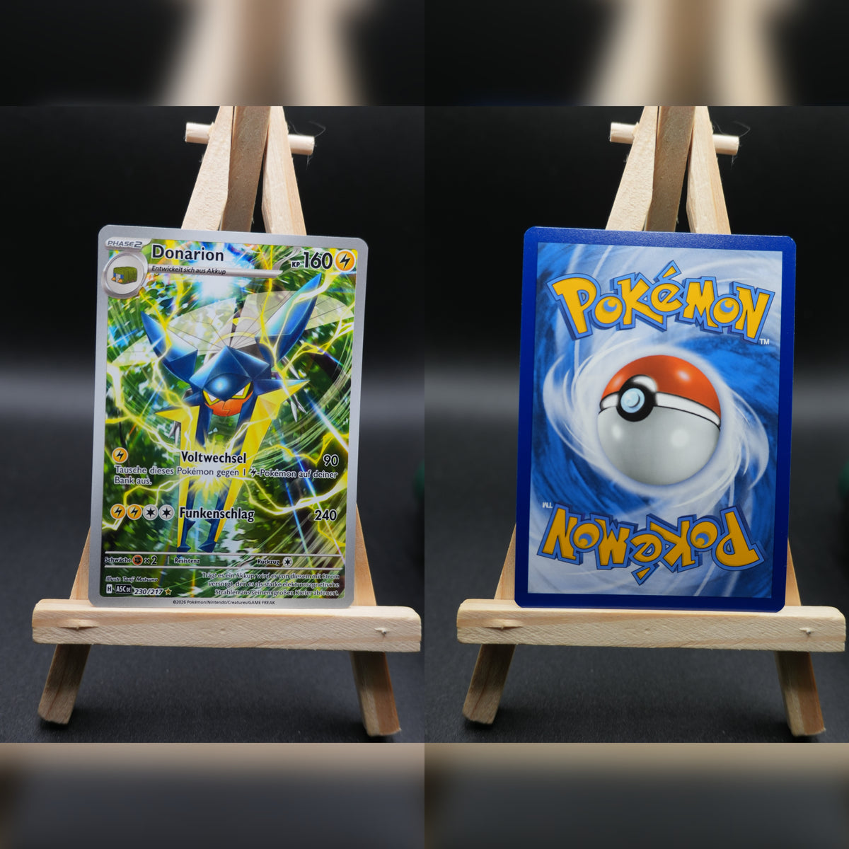 Donarion ASC 230 Erhabene Helden Pokémon Karte Deutsch Near Mint