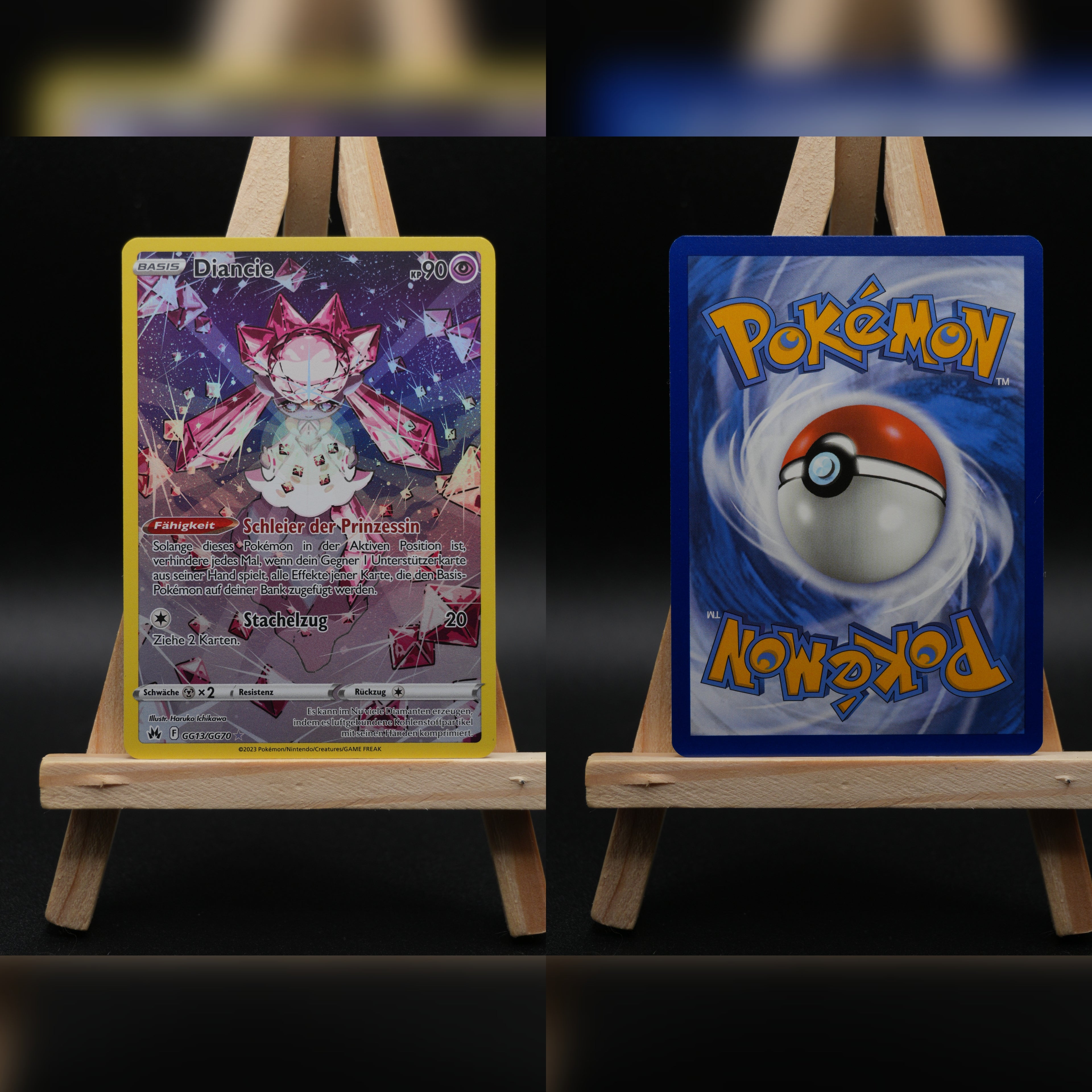 Diancie CRZ GG13 Zenit der Könige Pokémon Karte Deutsch Near Mint