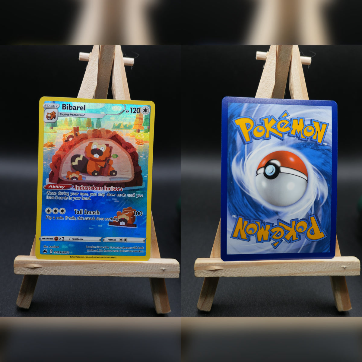 Bidifas CRZ GG25 Zenit der Könige Pokémon Karte Englisch Near Mint