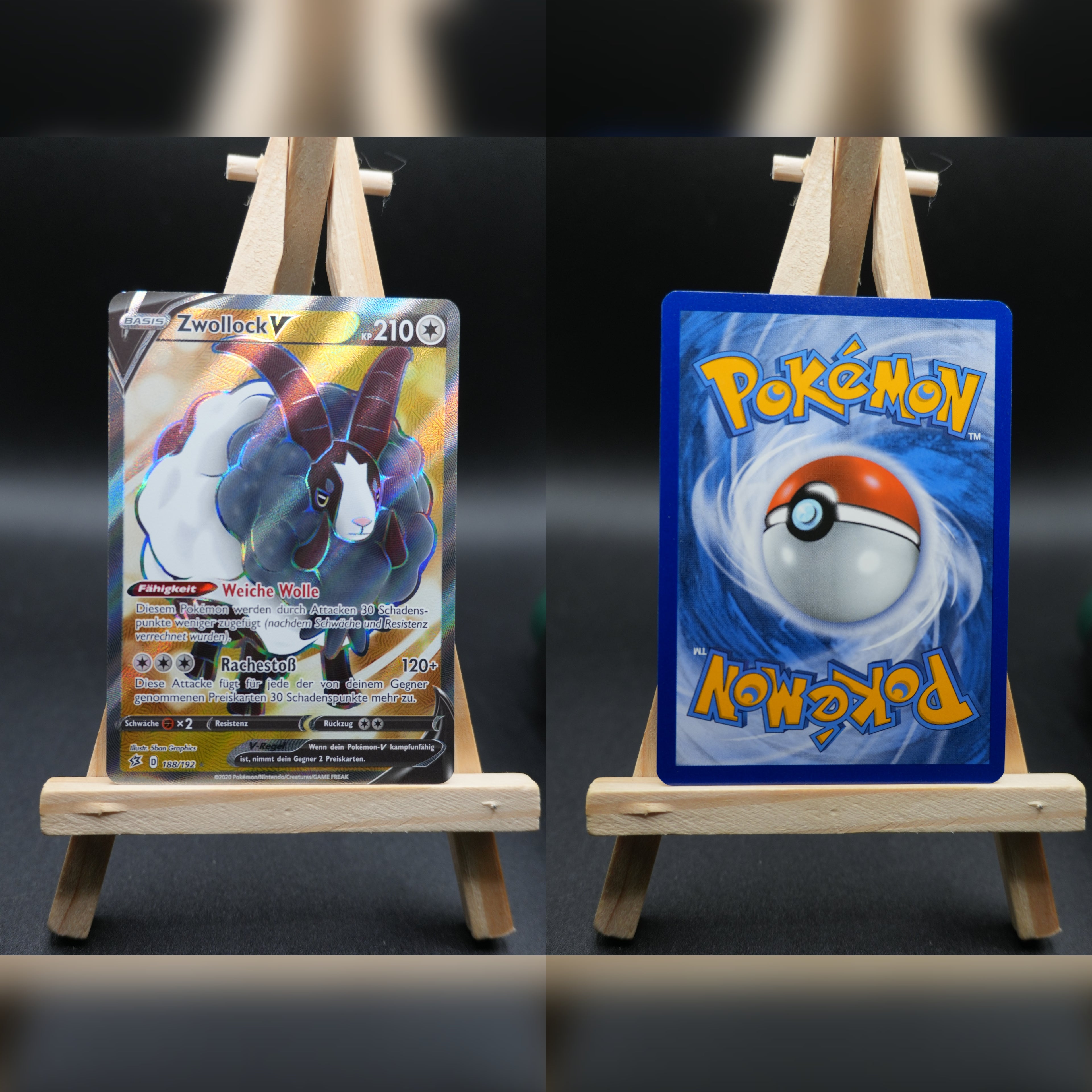 Zwollock V RCL 188 Clash der Rebellen Pokémon Karte Deutsch Near Mint