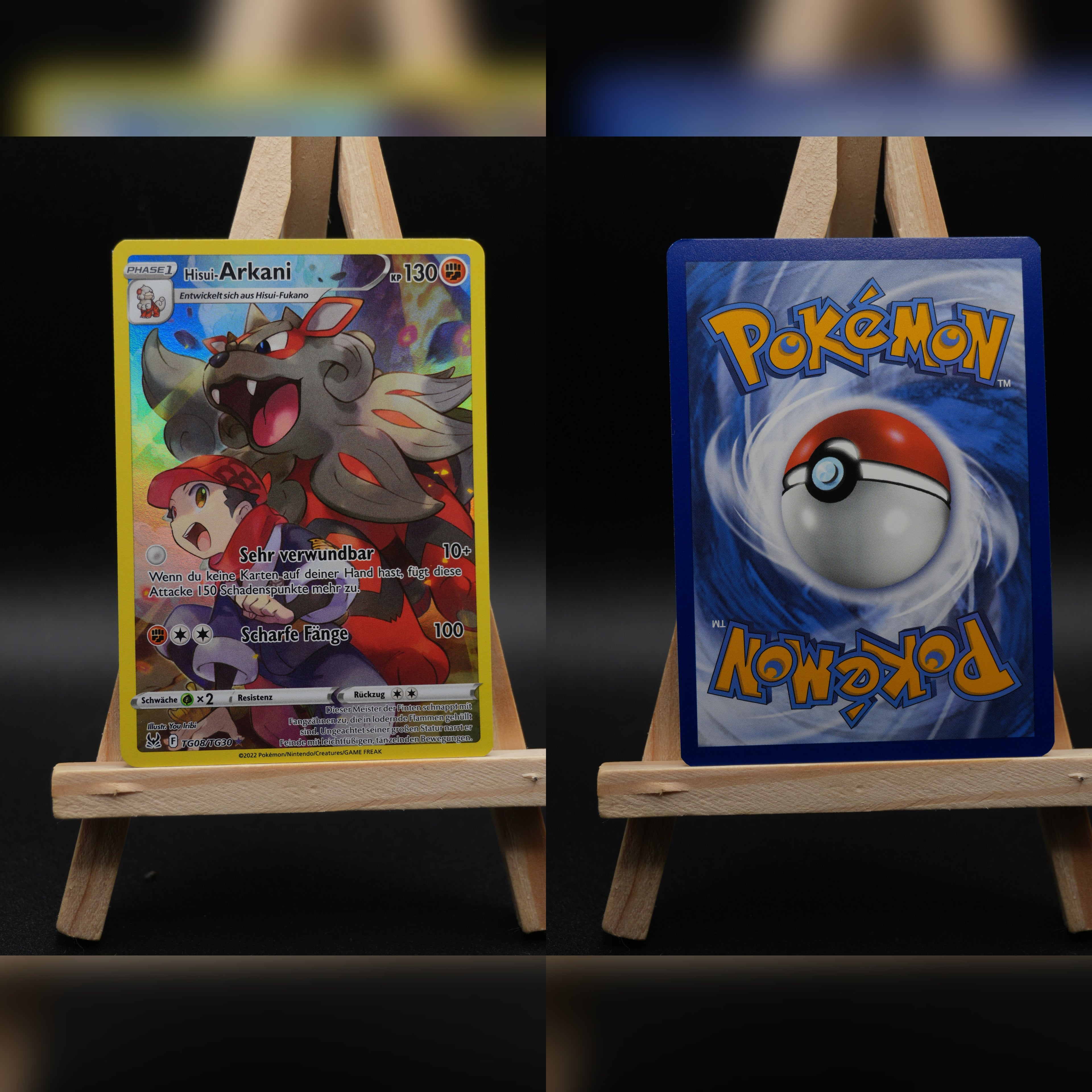 Hisui-Arkani (LOR TG08) Verlorener Ursprung Pokémon Karte Deutsch Near Mint