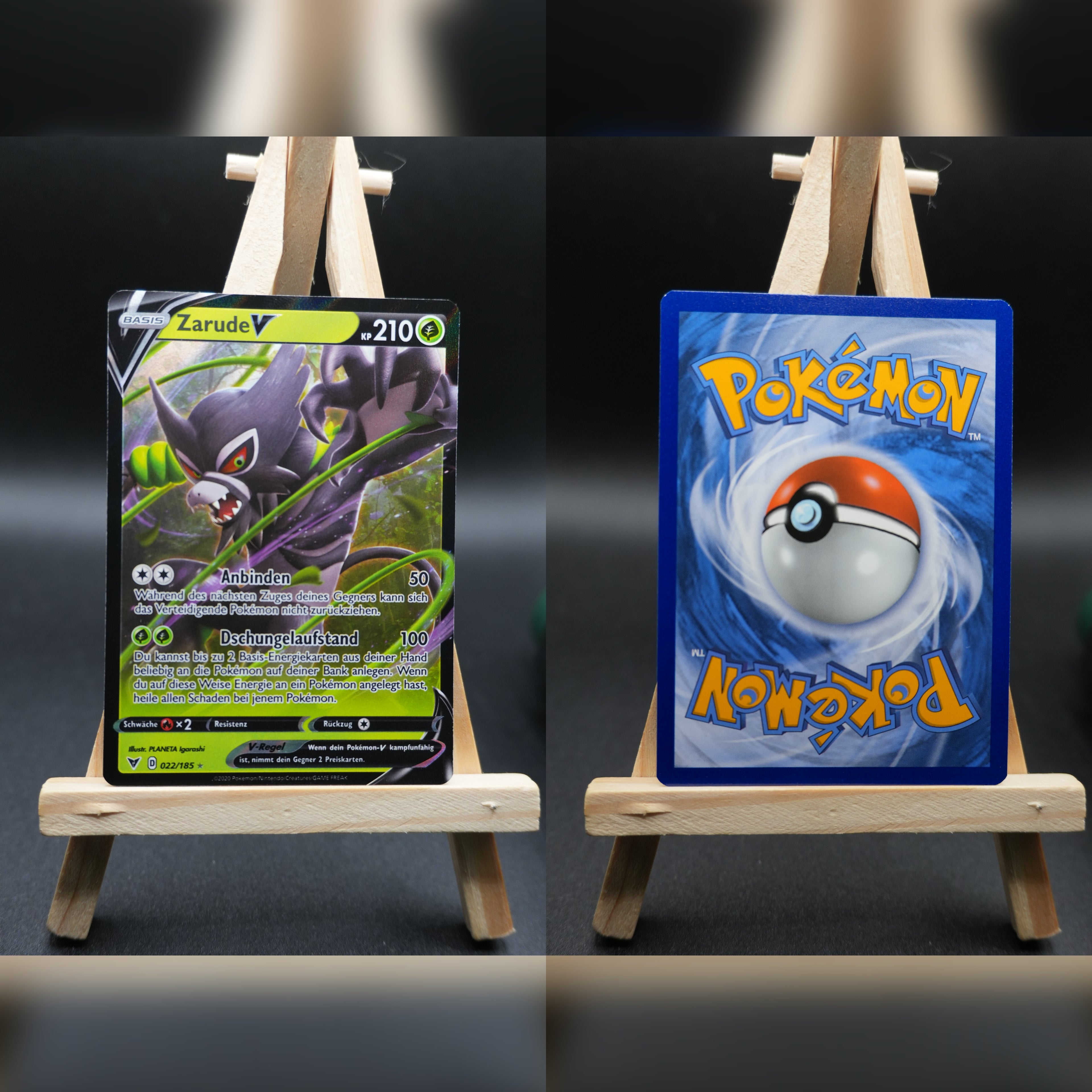 Zarude V VIV 22 Farbenschock Pokémon Karte Deutsch Near Mint
