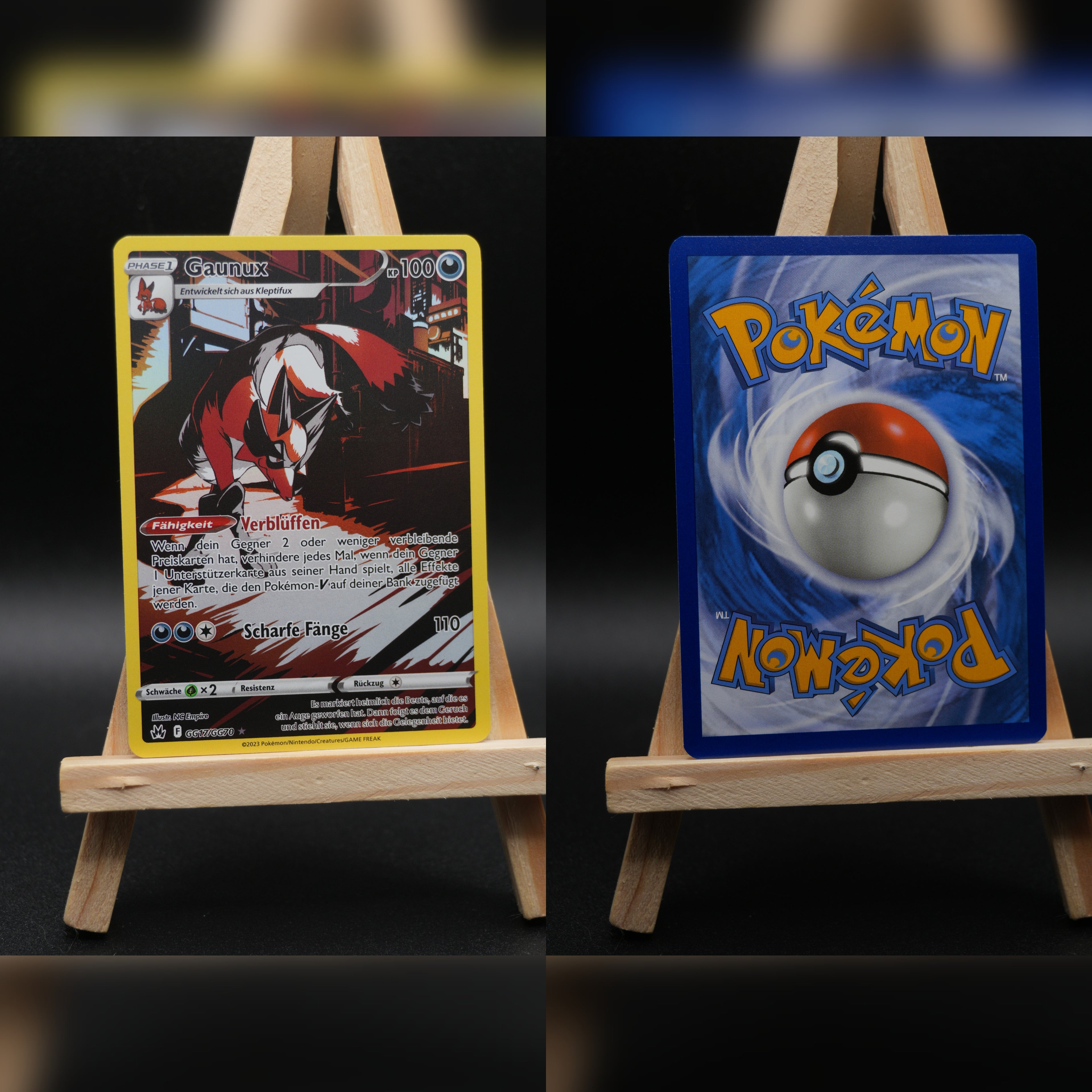 Gaunux CRZ GG17 Zenit der Könige Pokémon Karte Deutsch Near Mint