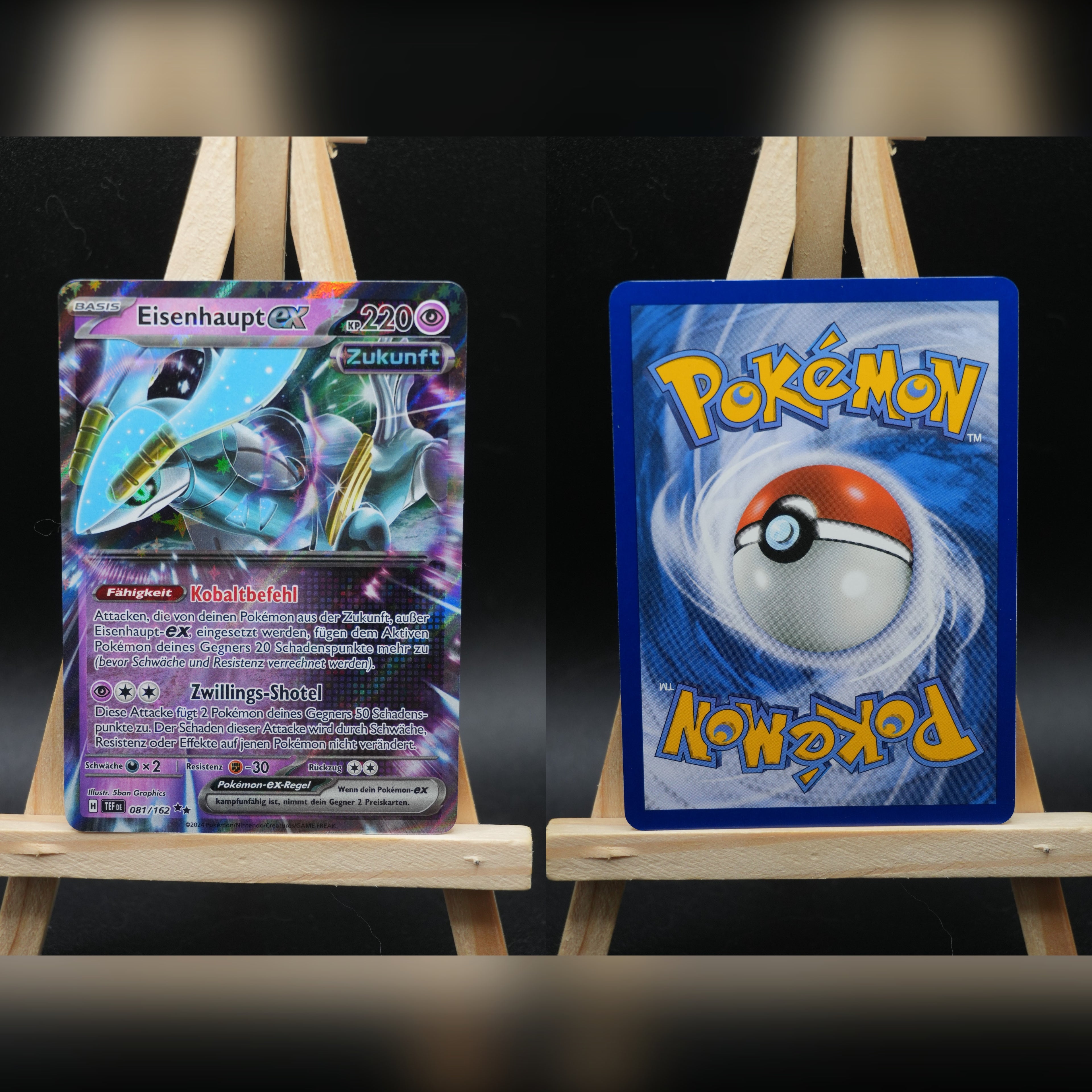 Eisenhaupt ex TEF 081 Gewalten der Zeit Pokémon Karte Deutsch Near Mint