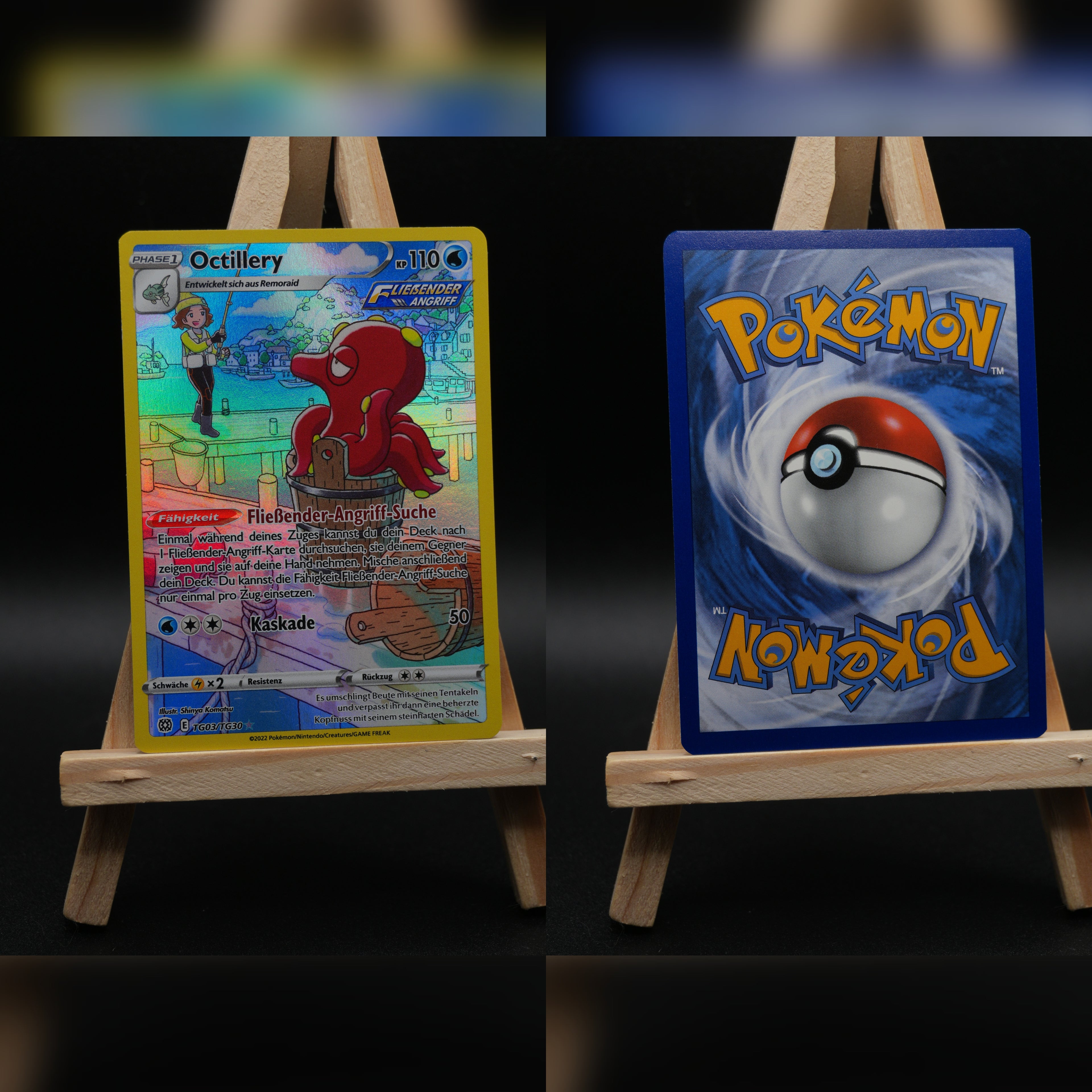 Octillery (BRS TG03) Strahlende Sterne Pokémon Karte Deutsch Near Mint