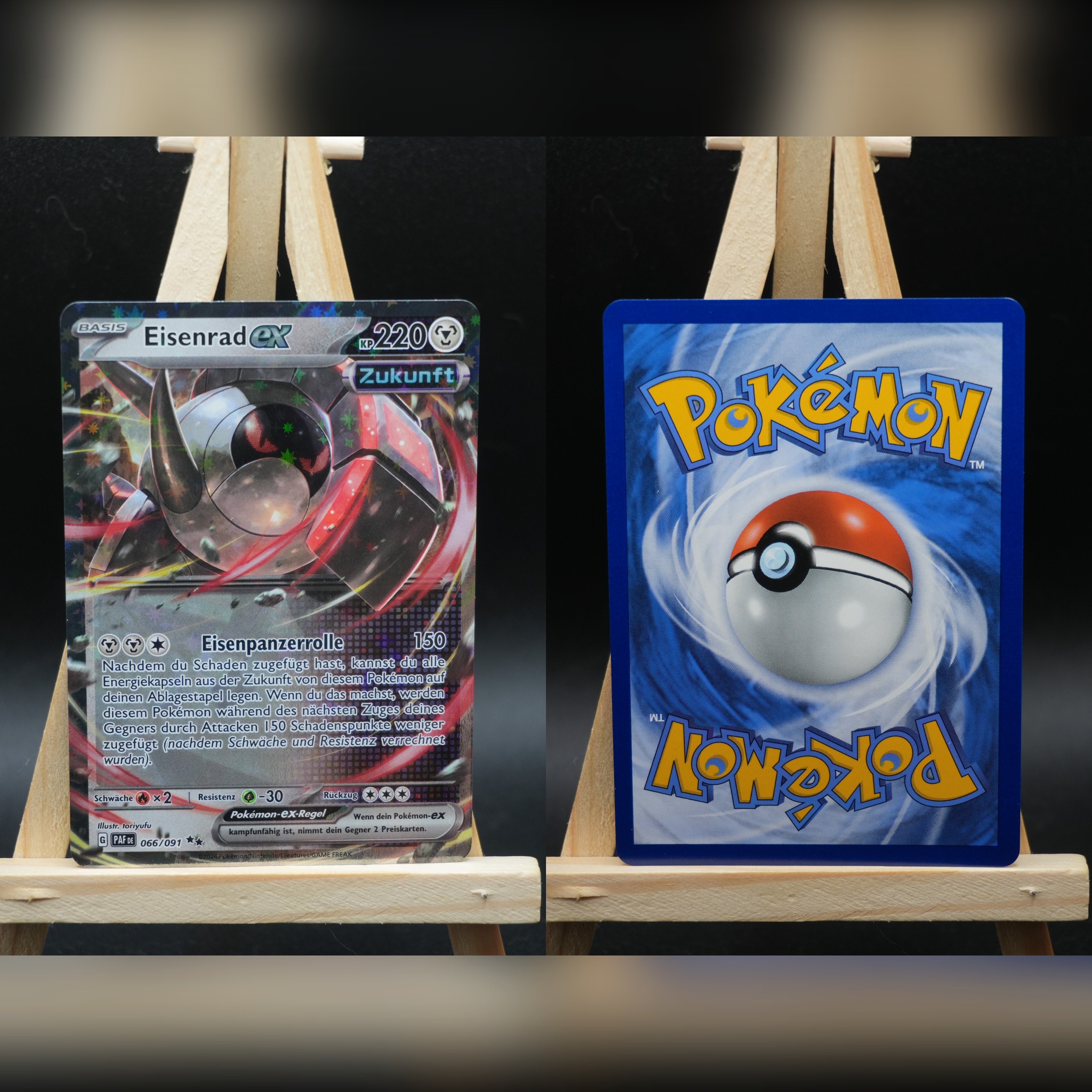Eisenrad ex PAF 066 Paldeas Schicksale Pokémon Karte Deutsch Near Mint