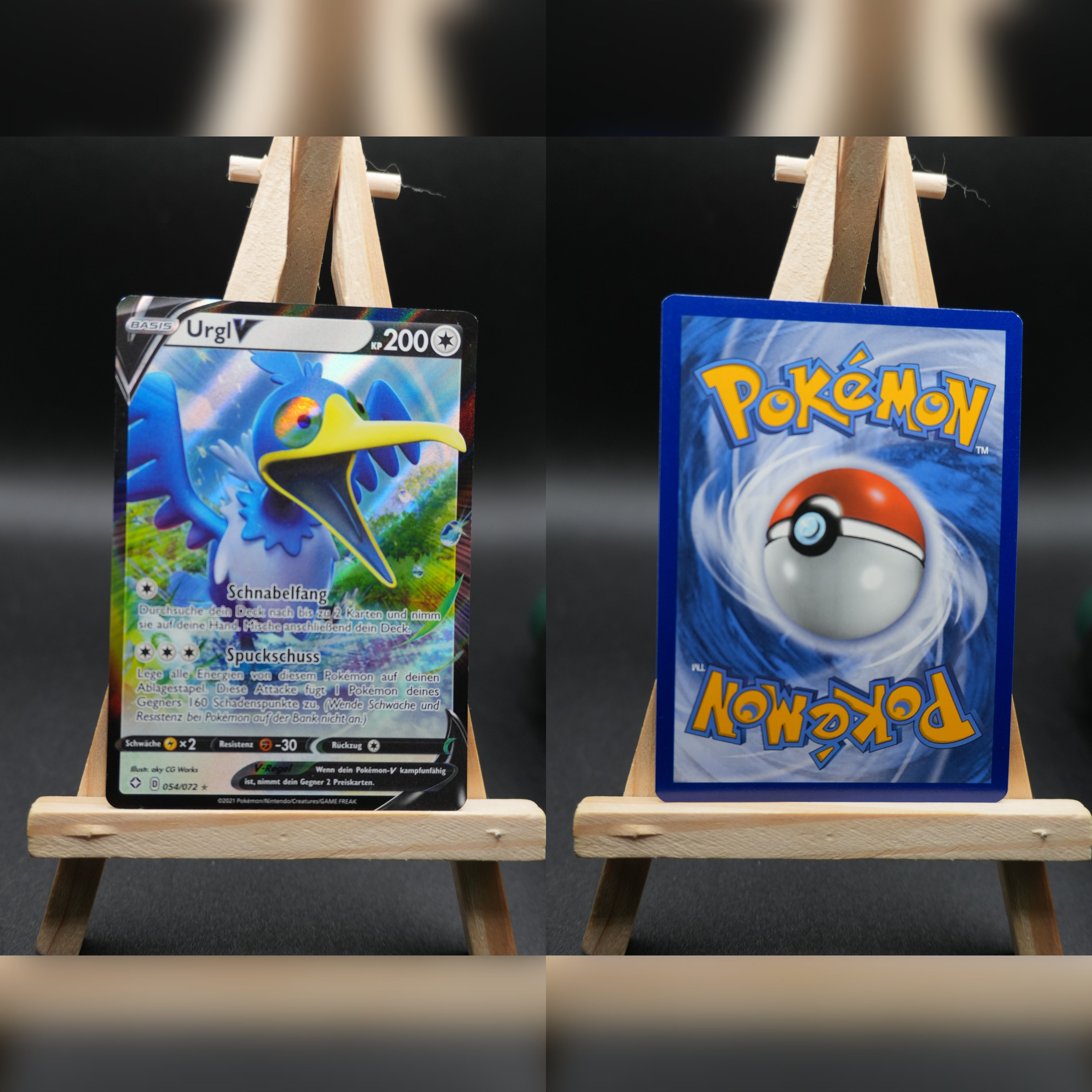 Urgl V SHF 54 Glänzendes Schicksal Pokémon Karte Deutsch Near Mint