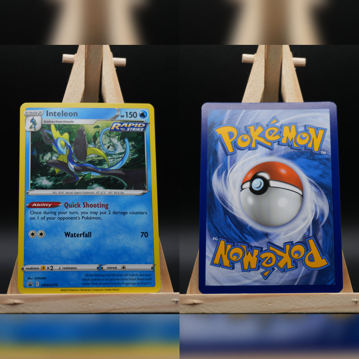Intelleon SWSH 279 SWSH Black Star Promo Pokémon Karte Englisch Near Mint