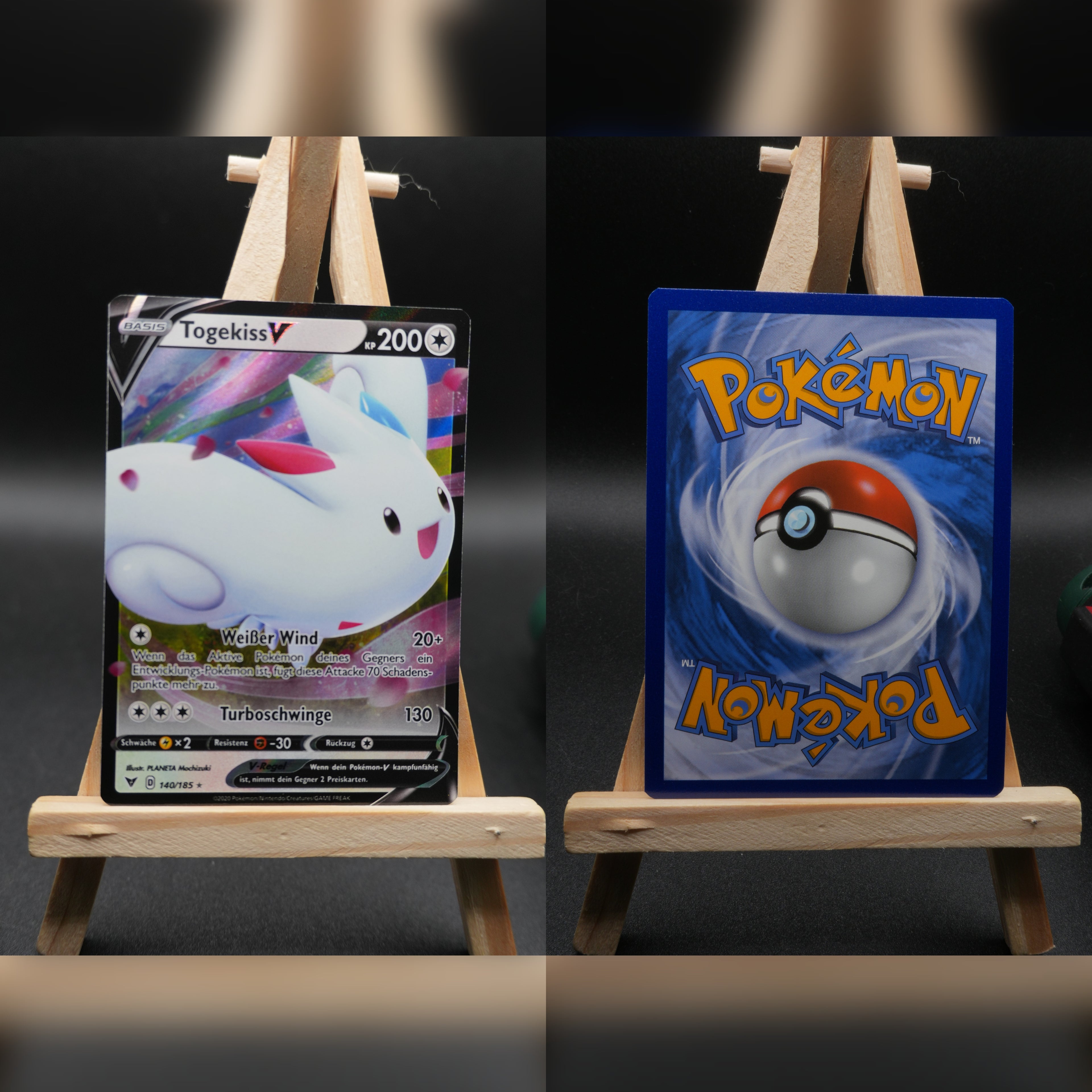 Togekiss V VIV 140 Farbenschock Pokémon Karte Deutsch Near Mint