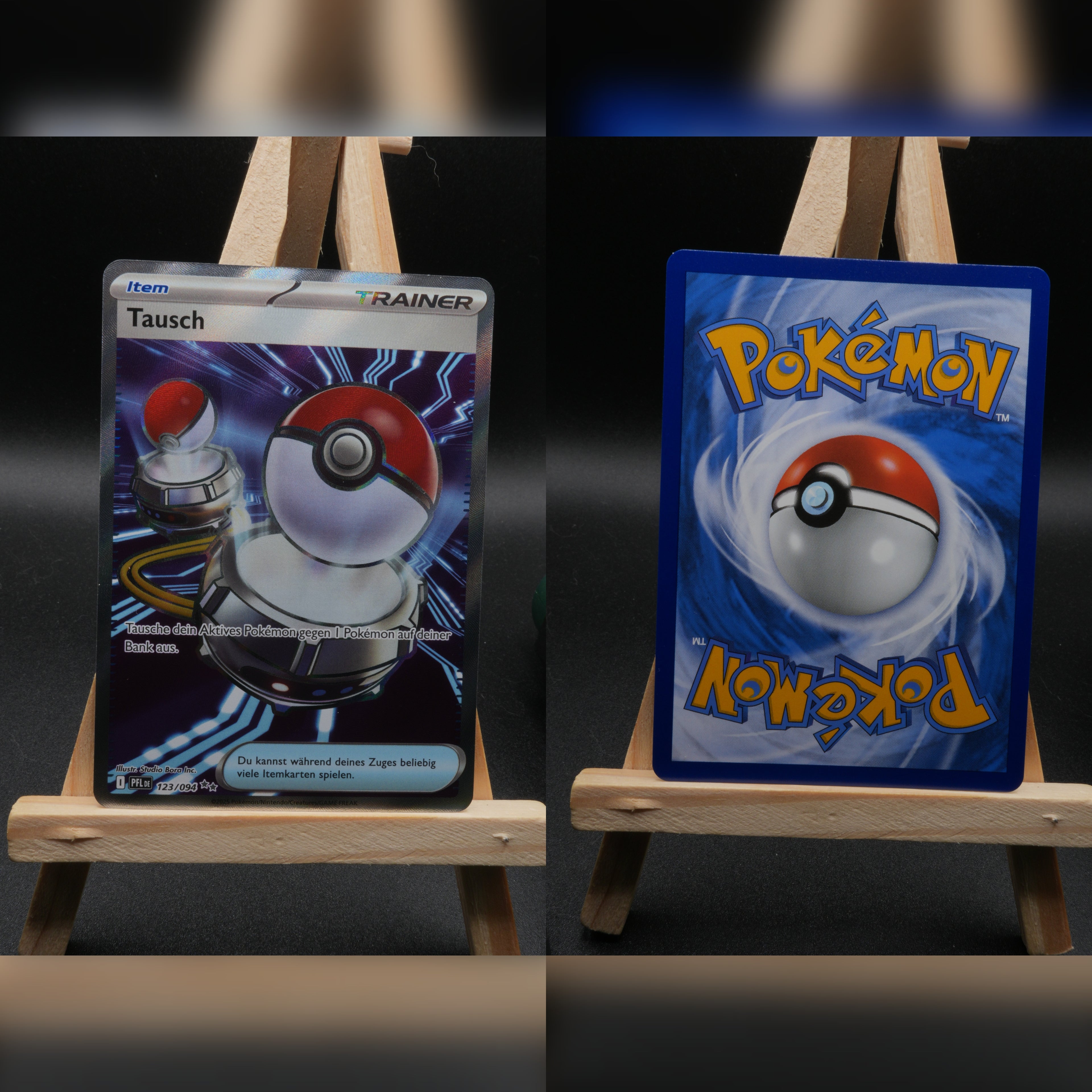 Tausch PFL 123 Fatale Flammen Pokémon Karte Deutsch Near Mint